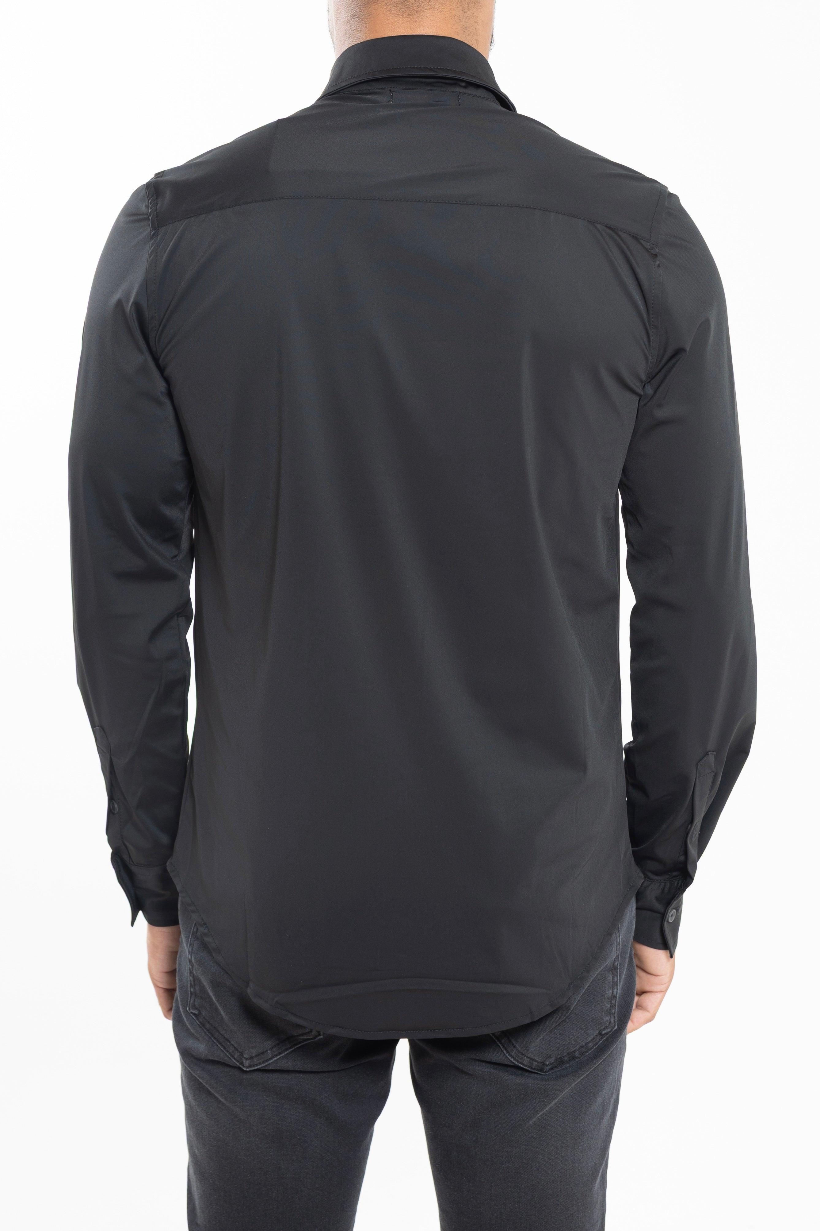 Stretch Overhemd Black