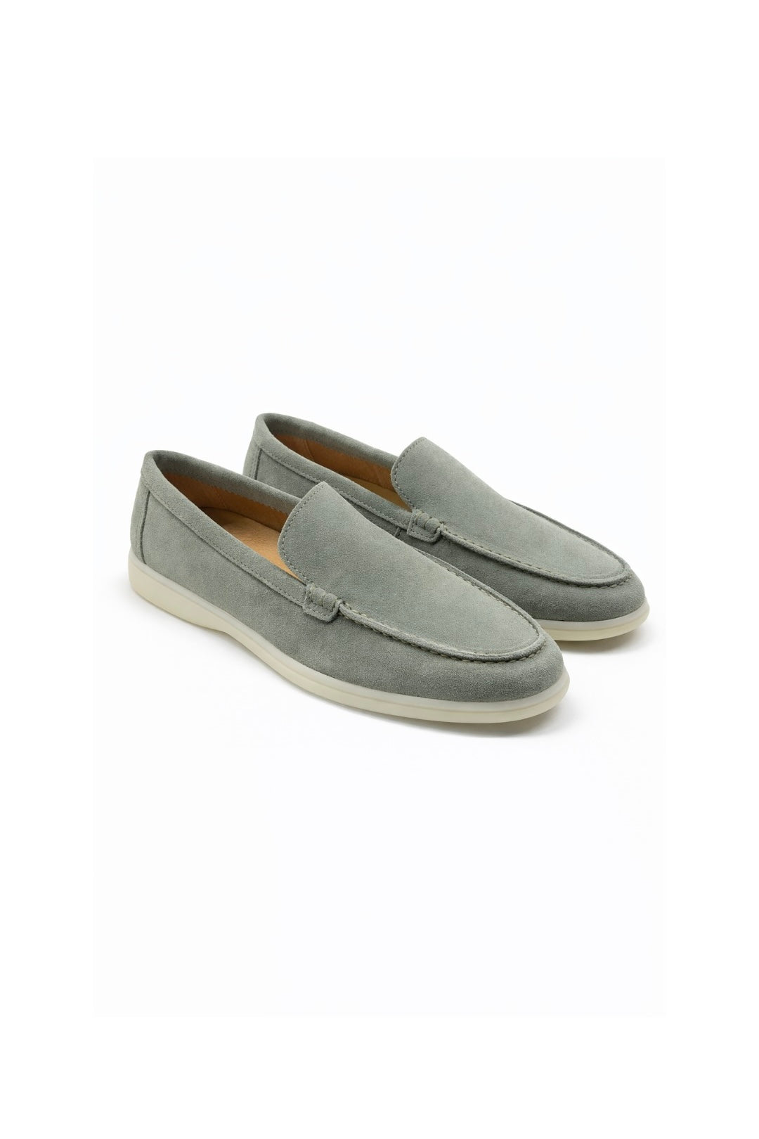 Light Green Royan Loafers - Side