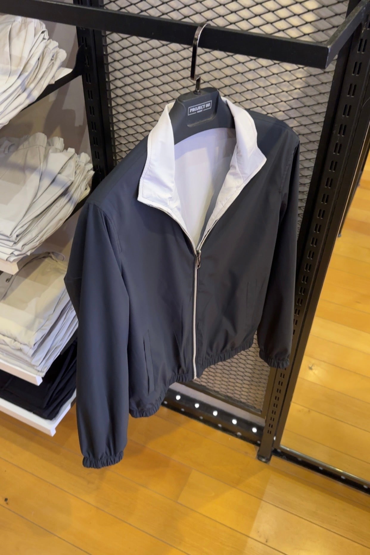 Tweezijdig Jacket Blauw Wit
