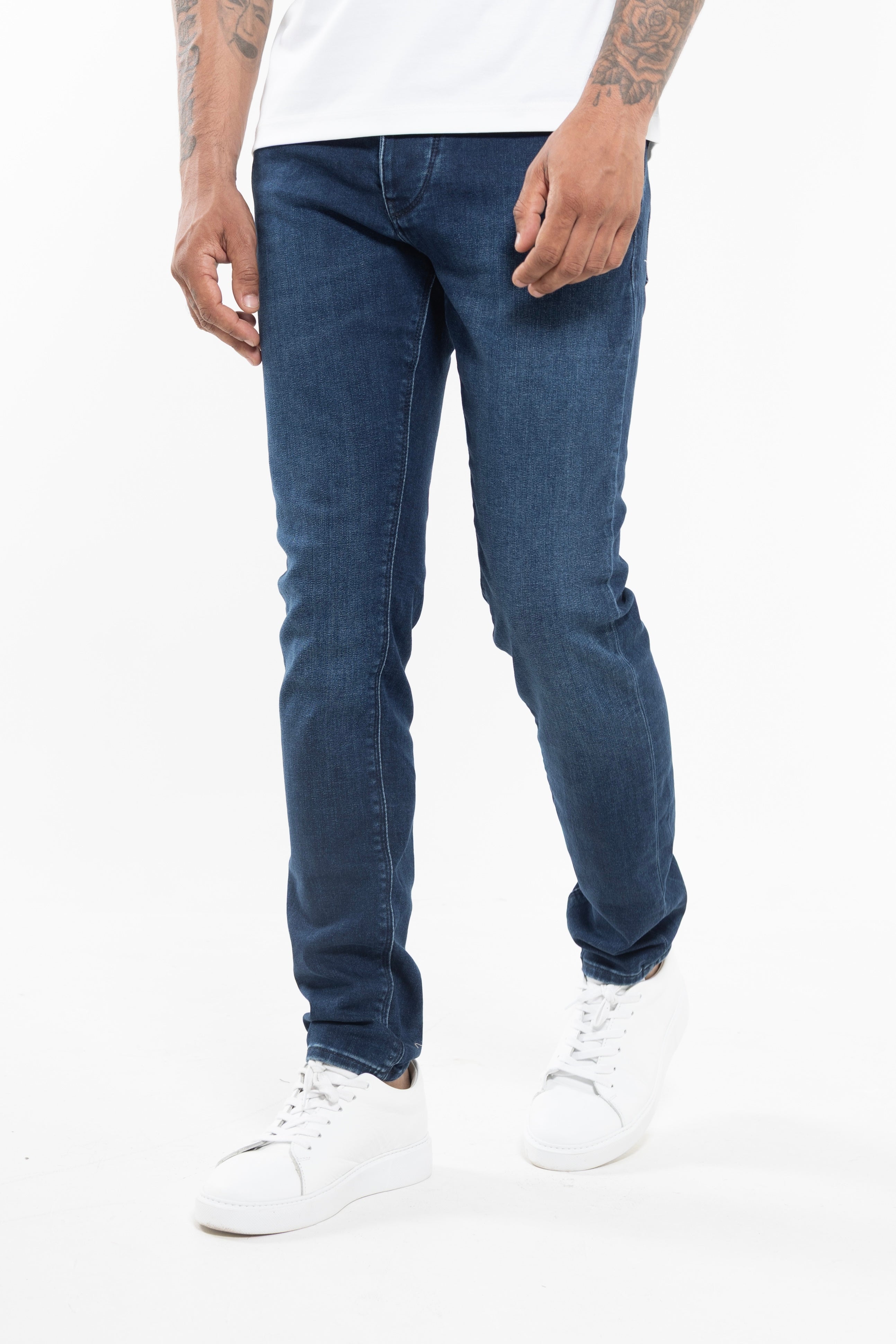 Slim Fit Crown Jeans Blue