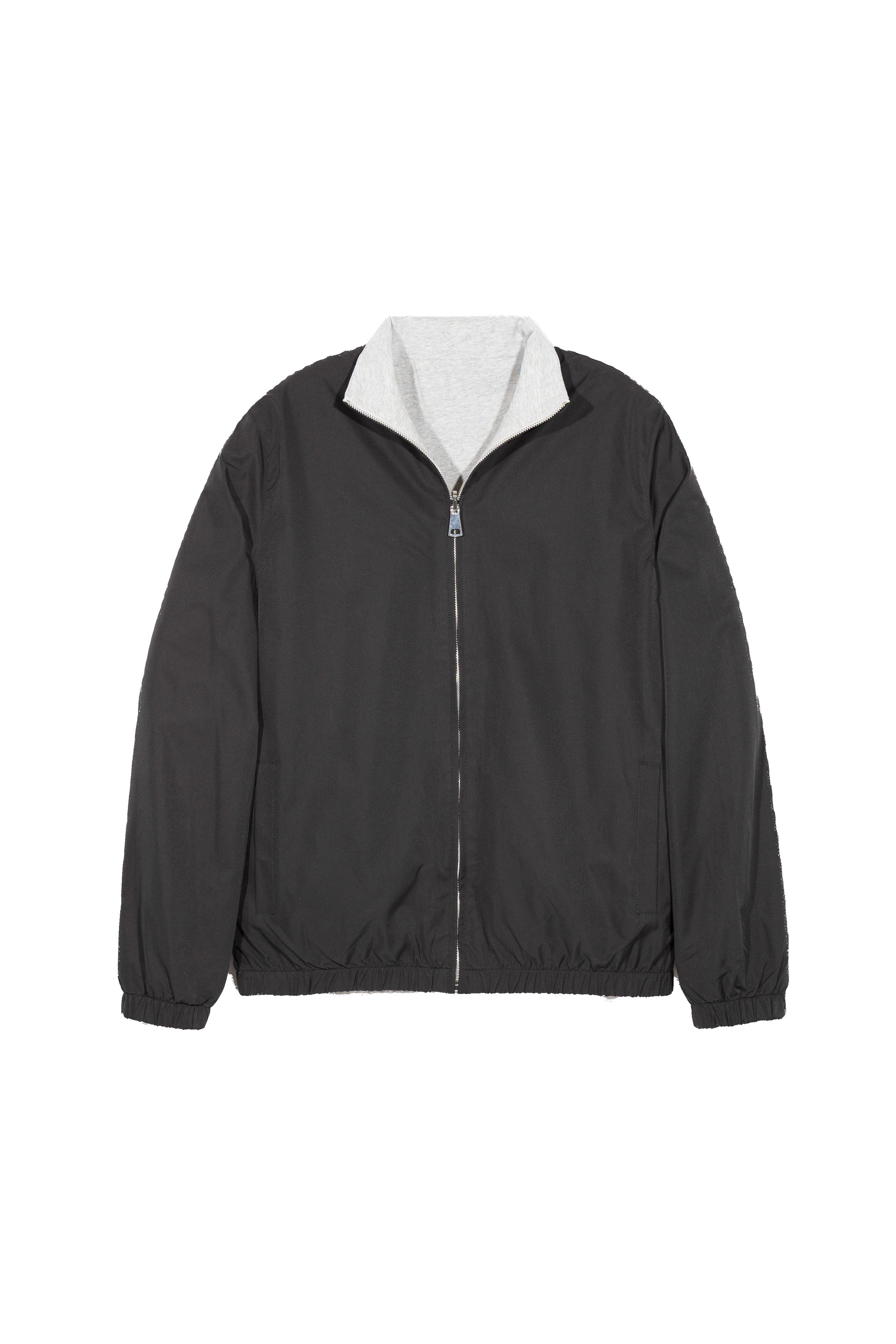 Reversible Wool Jacket Black/Grey