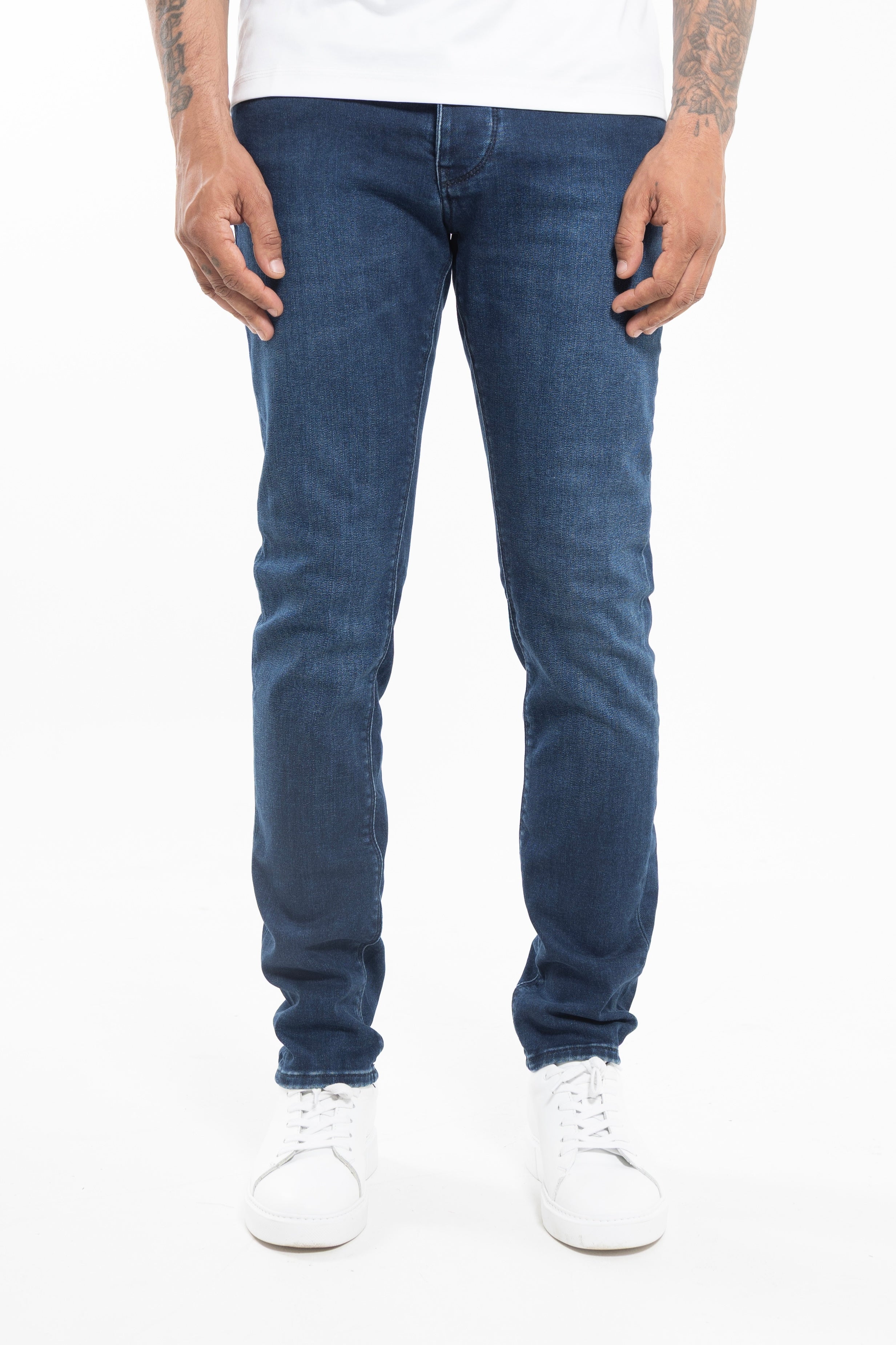 Slim Fit Crown Jeans Blue