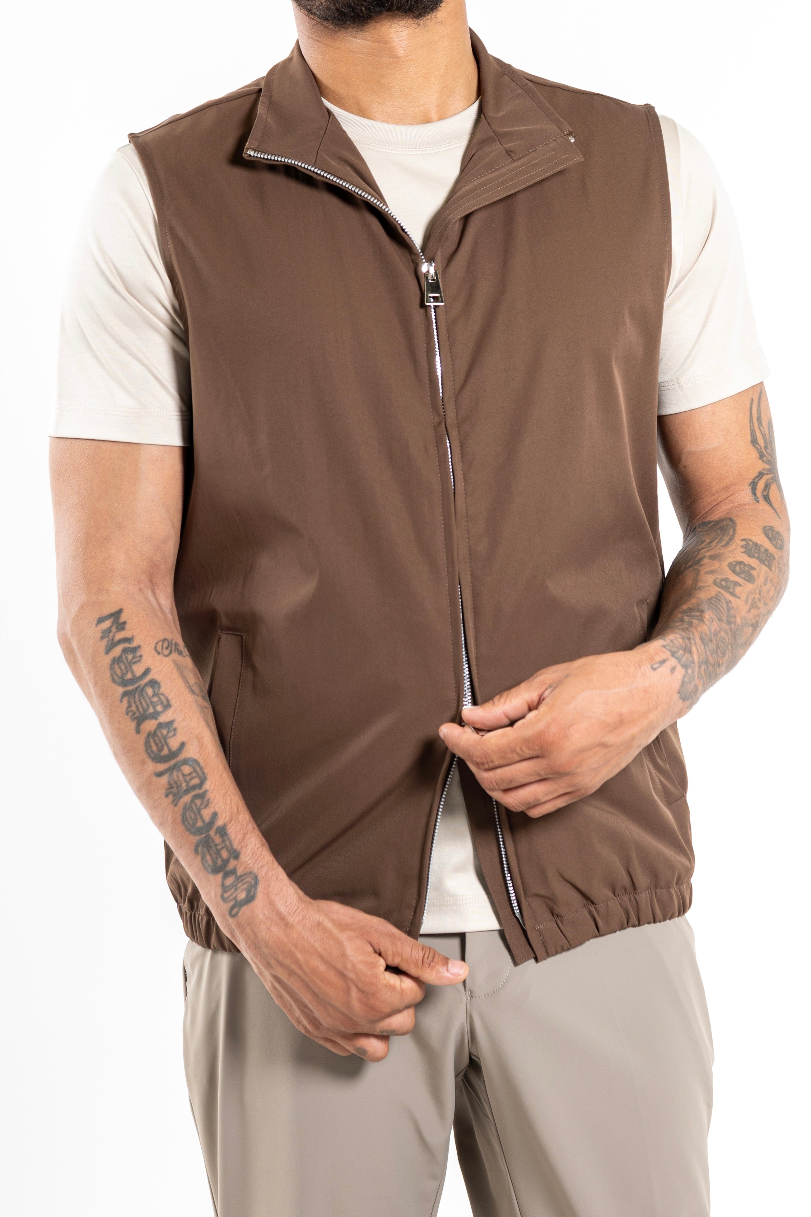 Tech Gilet Monta Brown