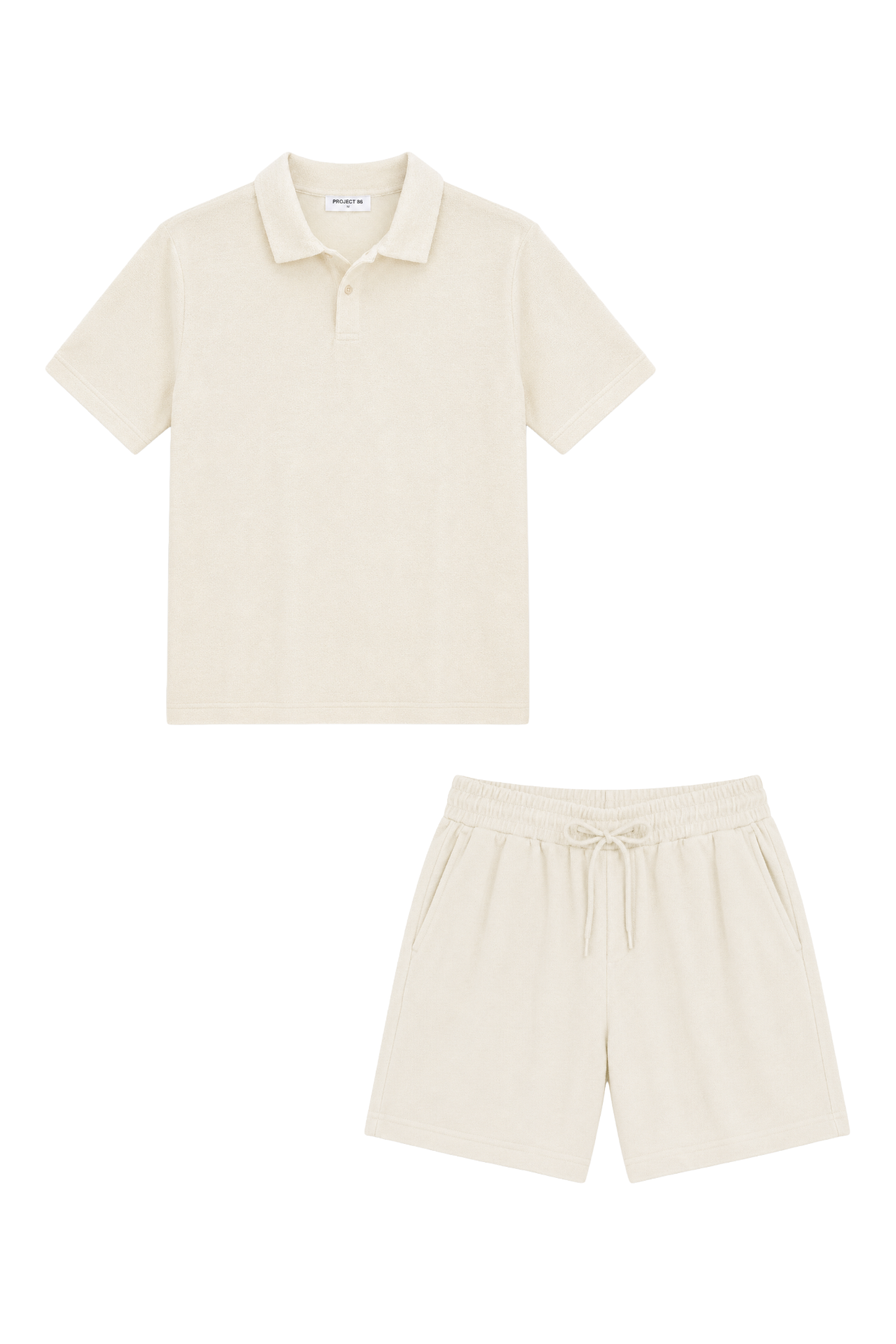 Short Set Terry Beige