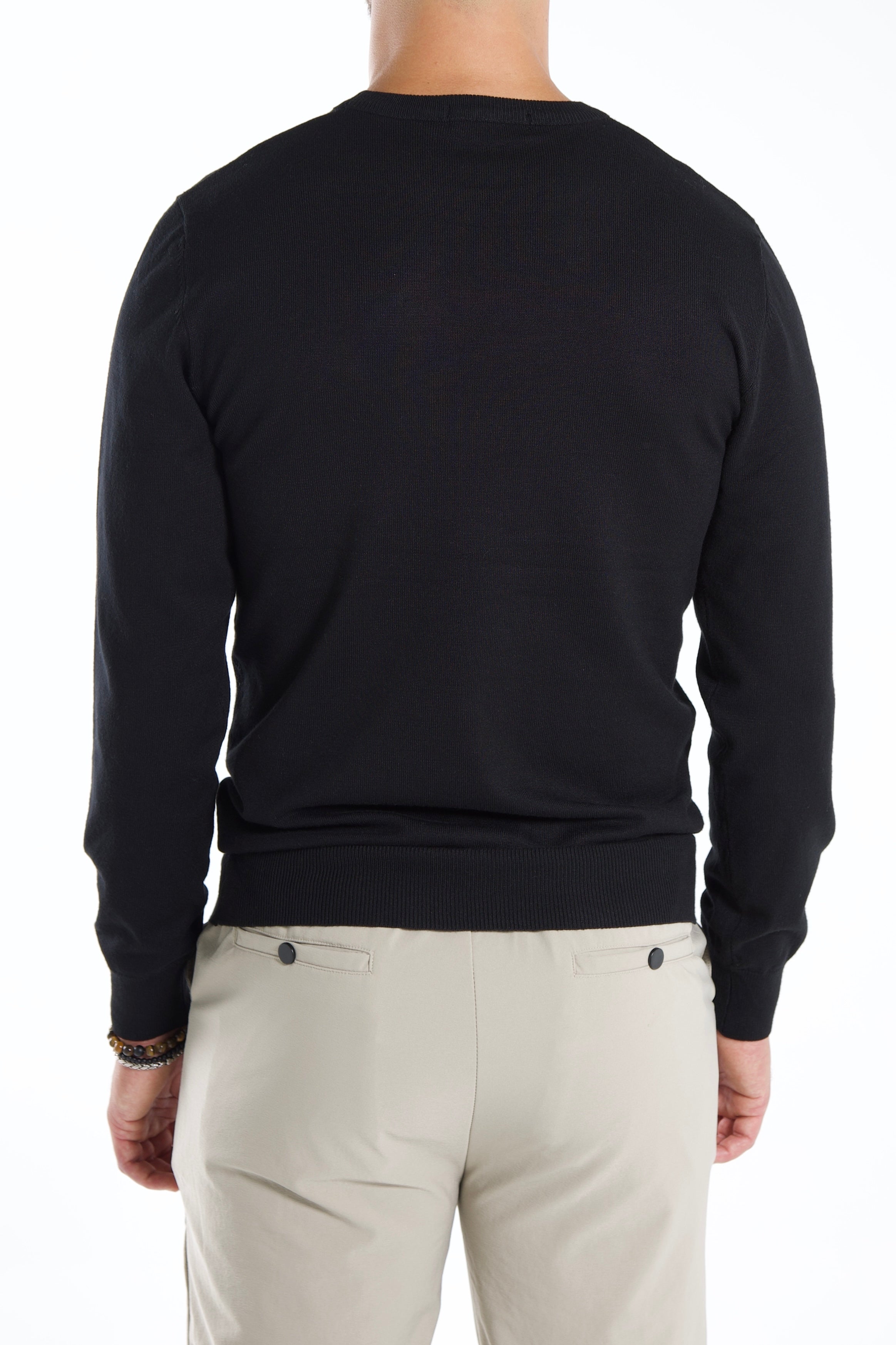 Sweater Slim - Zwart