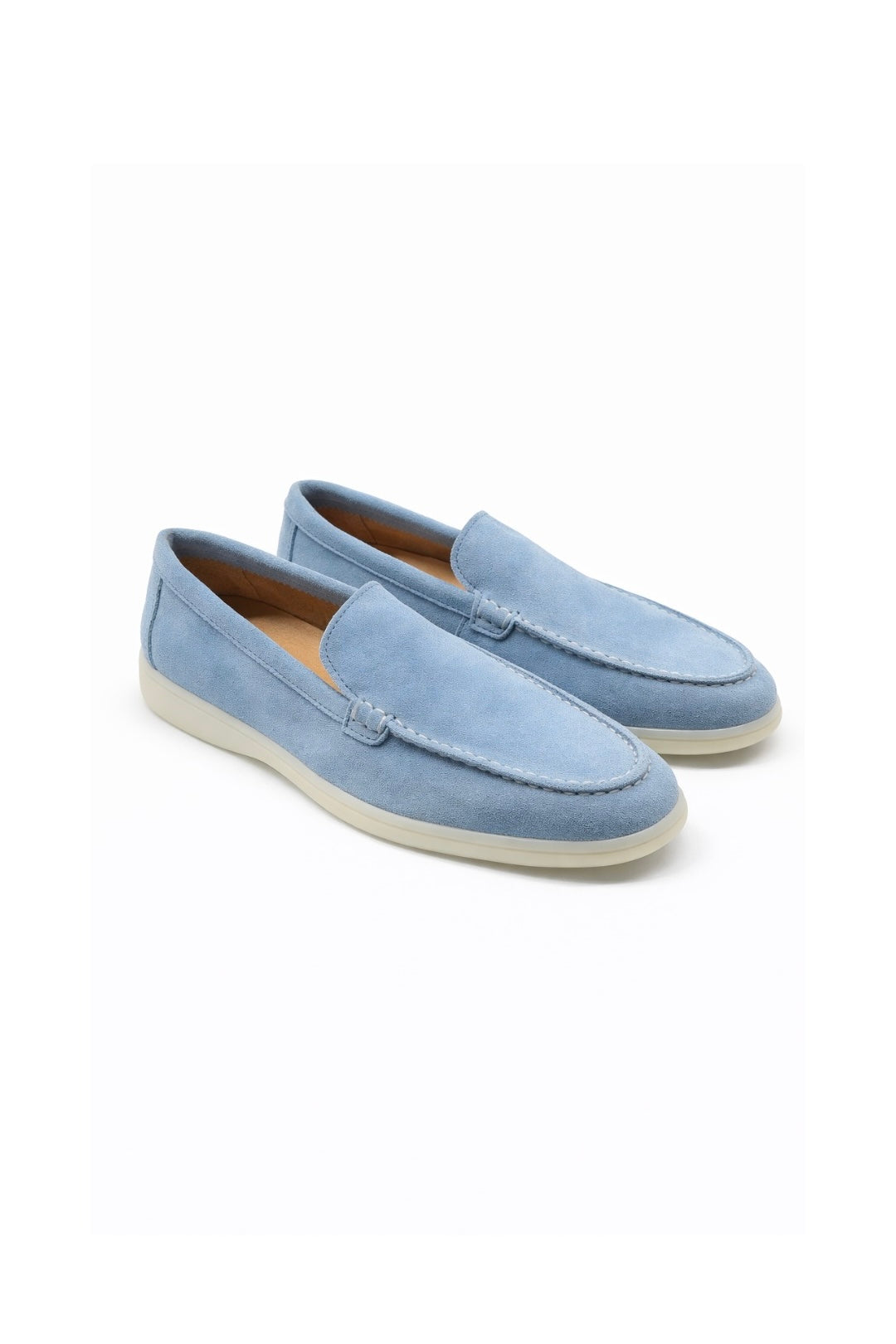 Light Blue Royan Loafers - Side