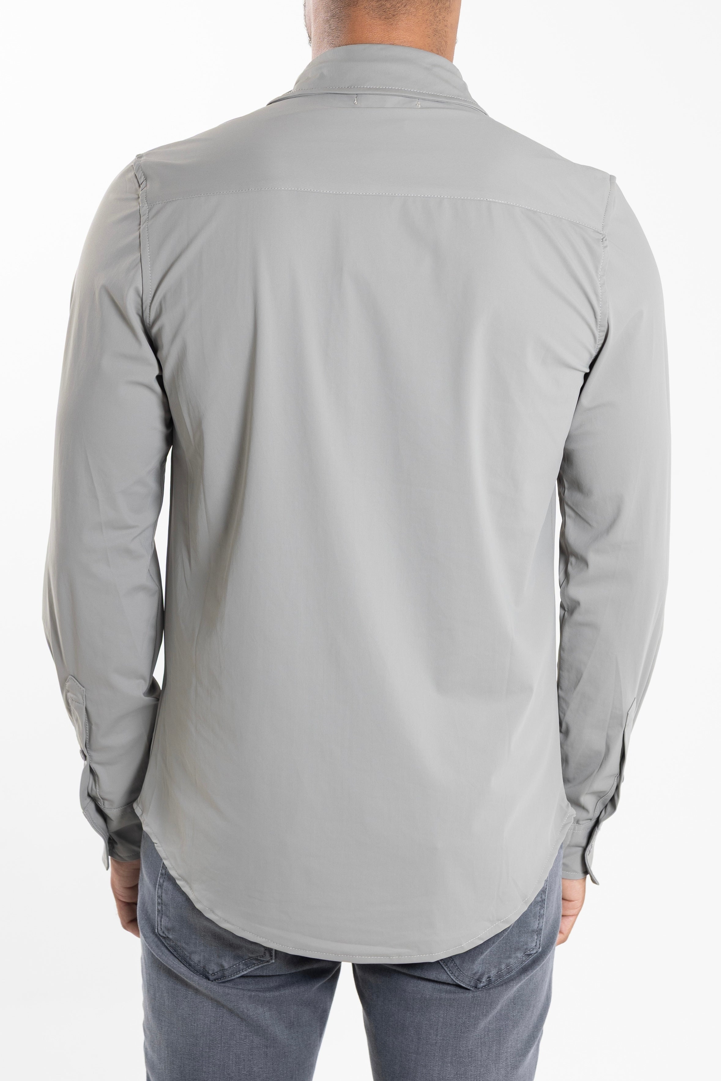 Stretch Overhemd Grey