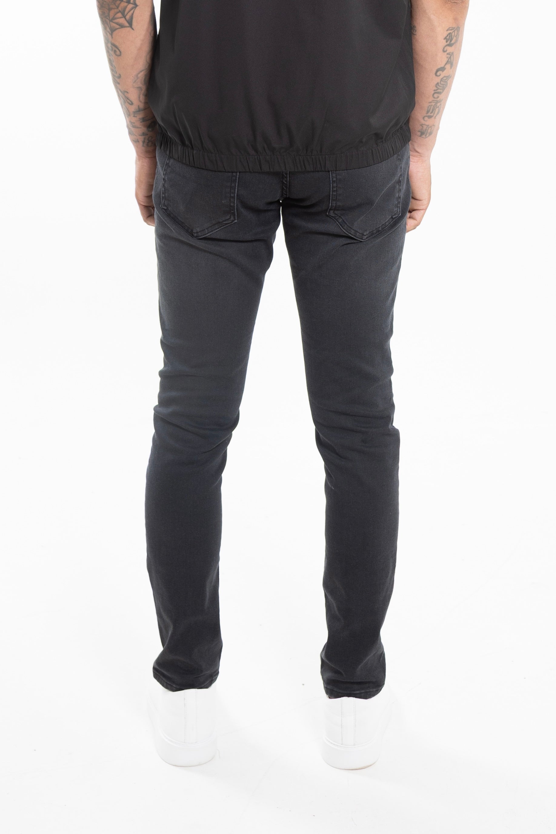 Slim Fit Crown Jeans Black