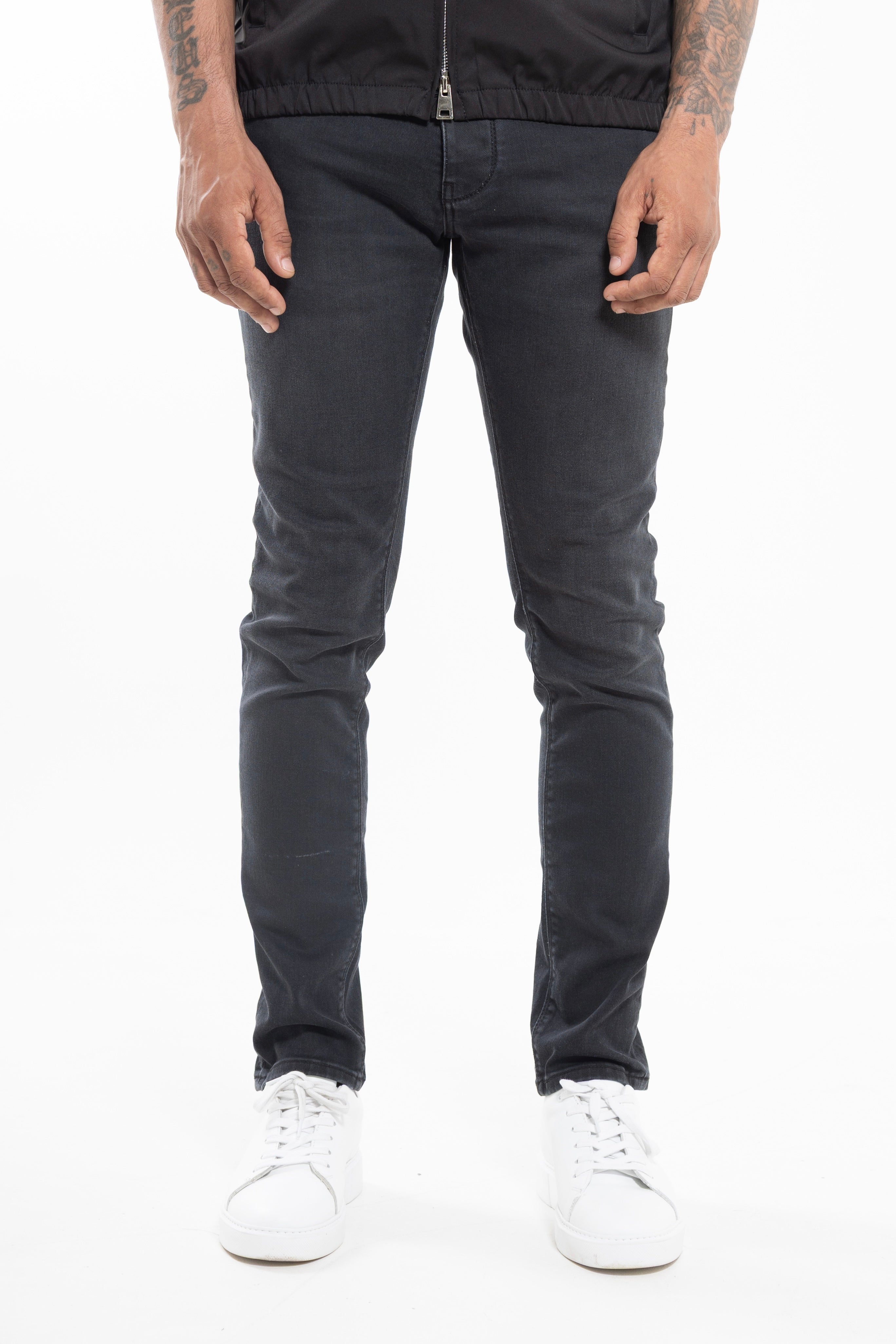 Slim Fit Crown Jeans Black