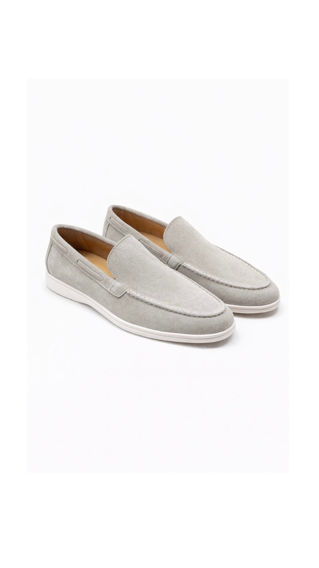 Beige Royan Loafers - Side