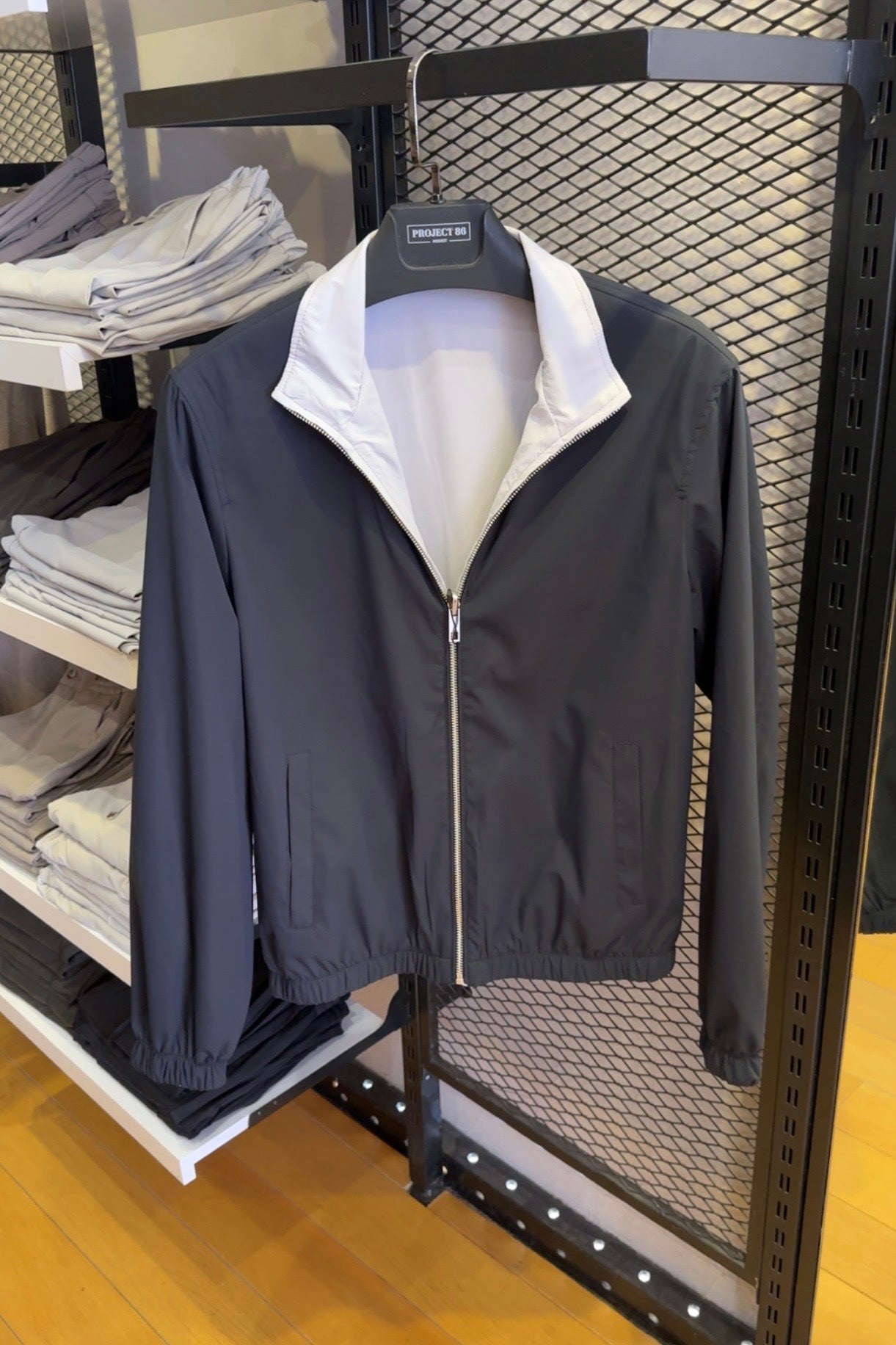 Tweezijdig Jacket Blauw Wit