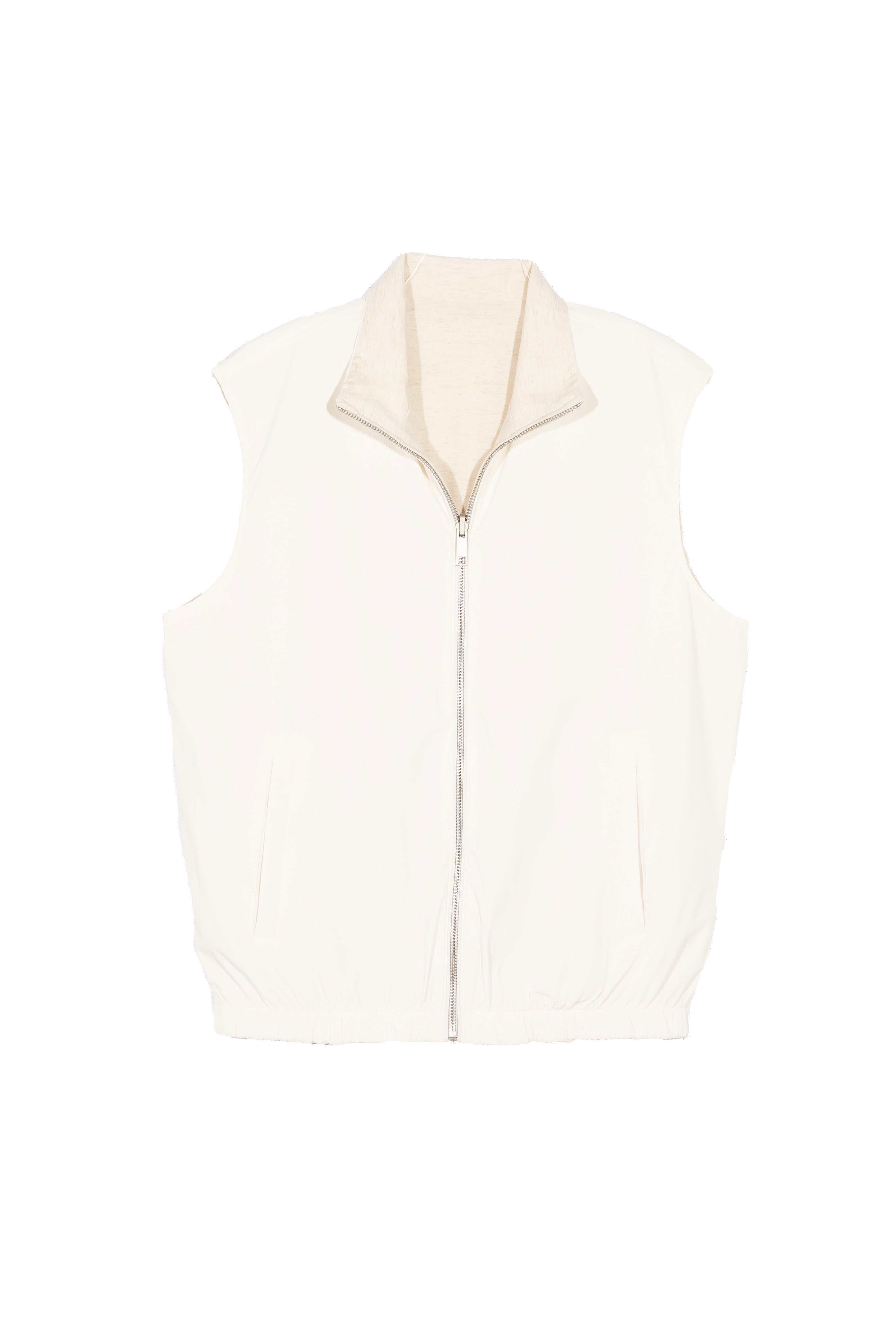 Reversible Tech Gilet Cremé