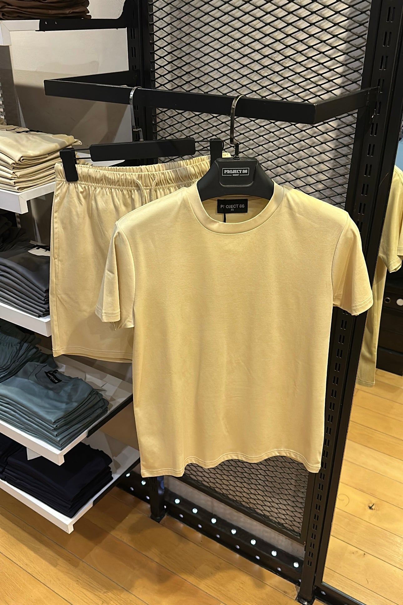 Mercerized Short Set Butteryellow