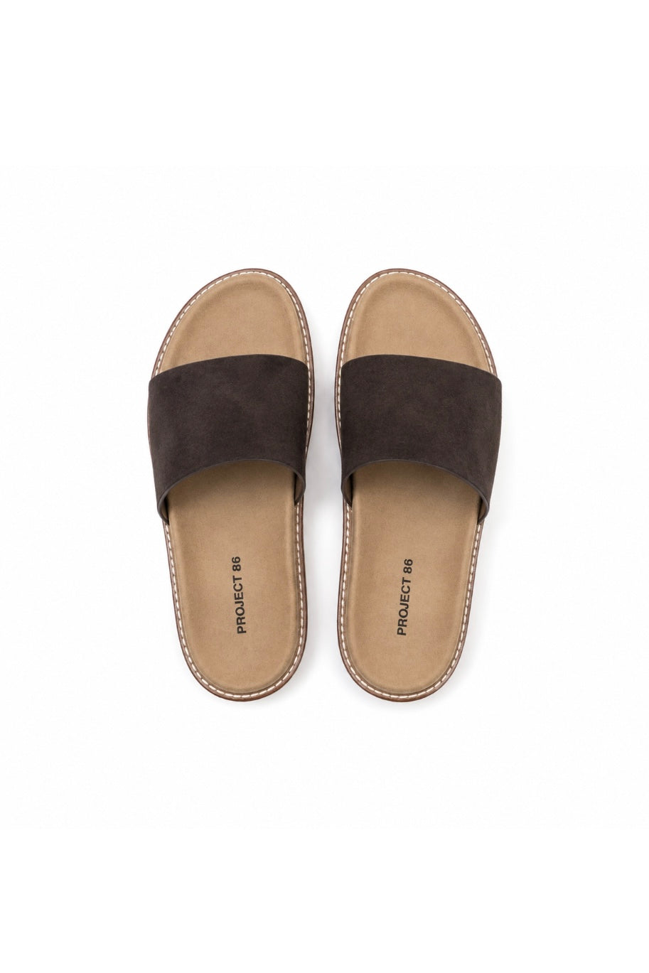 Suède Leather Slippers Brown