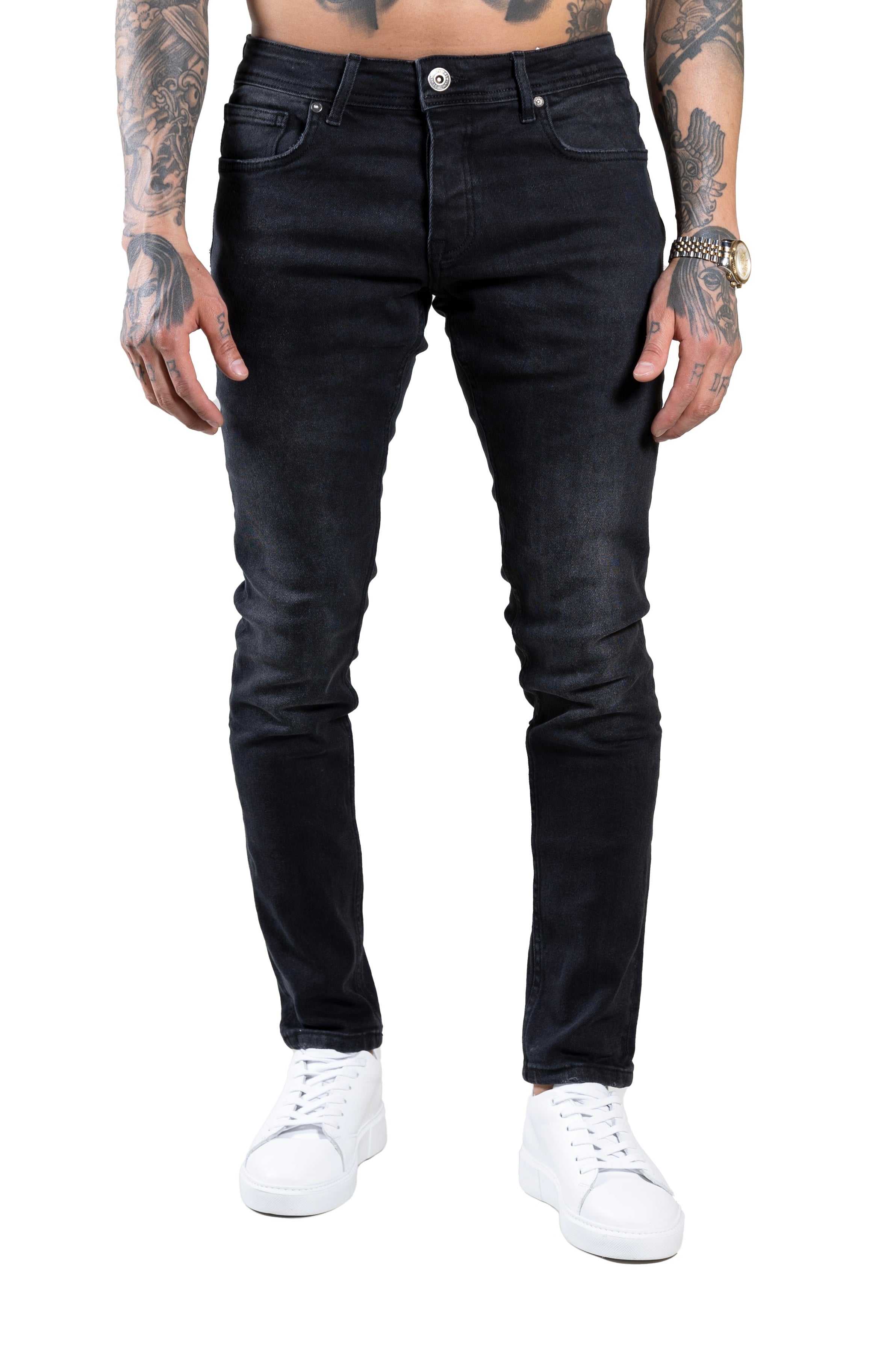 Newton Stretch Denim Slim Fit - Zwart