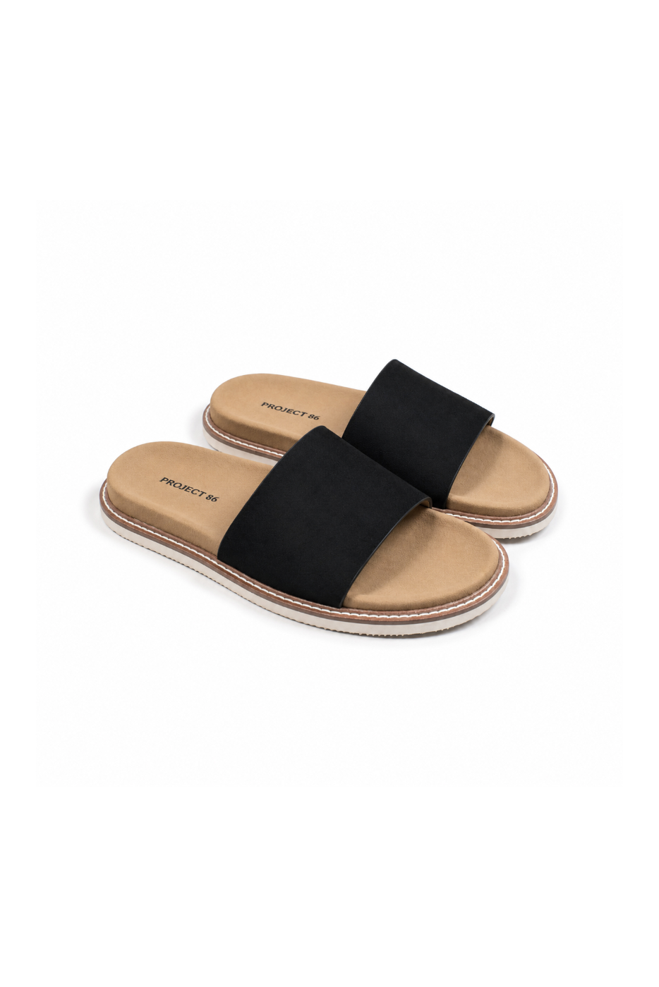 Suède Leather Slippers Black