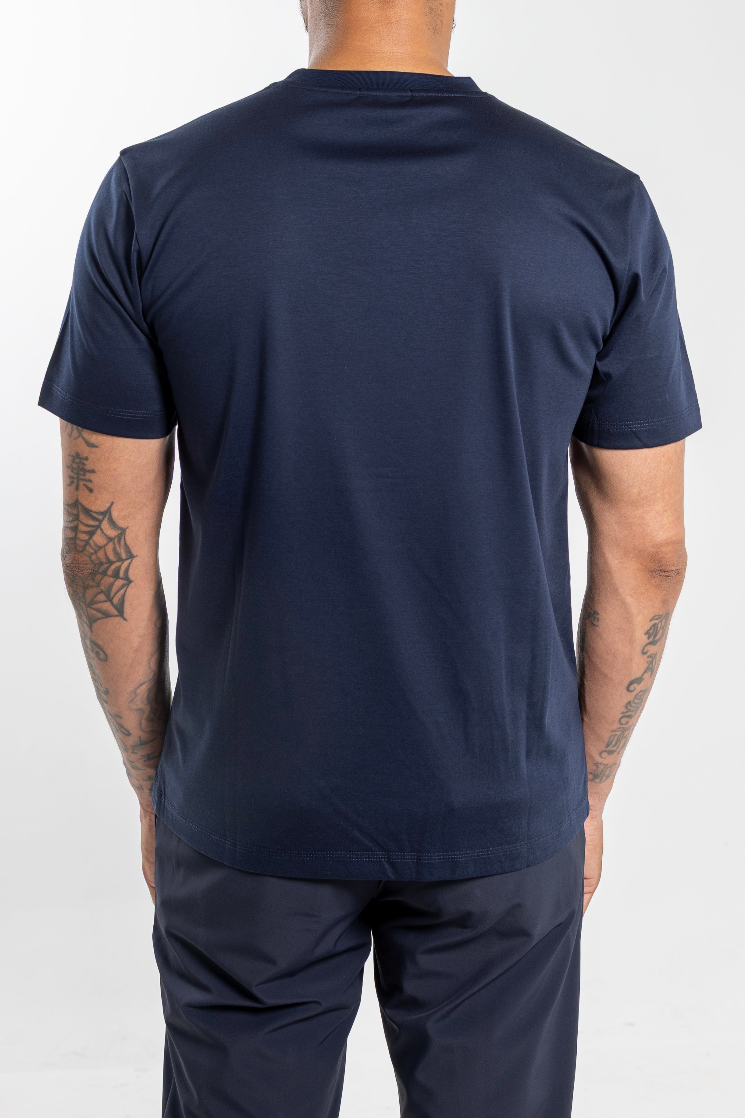 Mercerized T-Shirt Blue