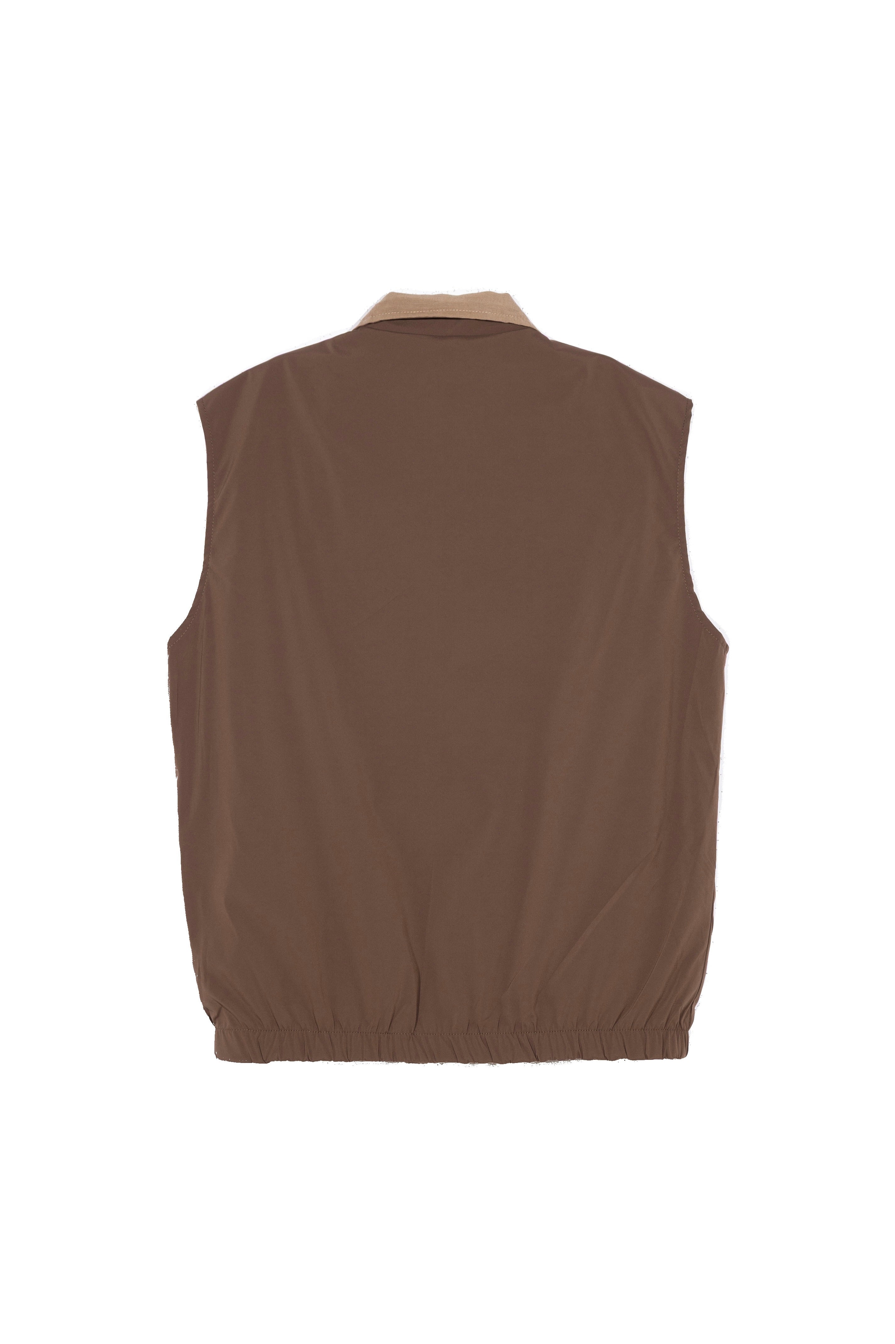 Reversible Tech Gilet Coffee
