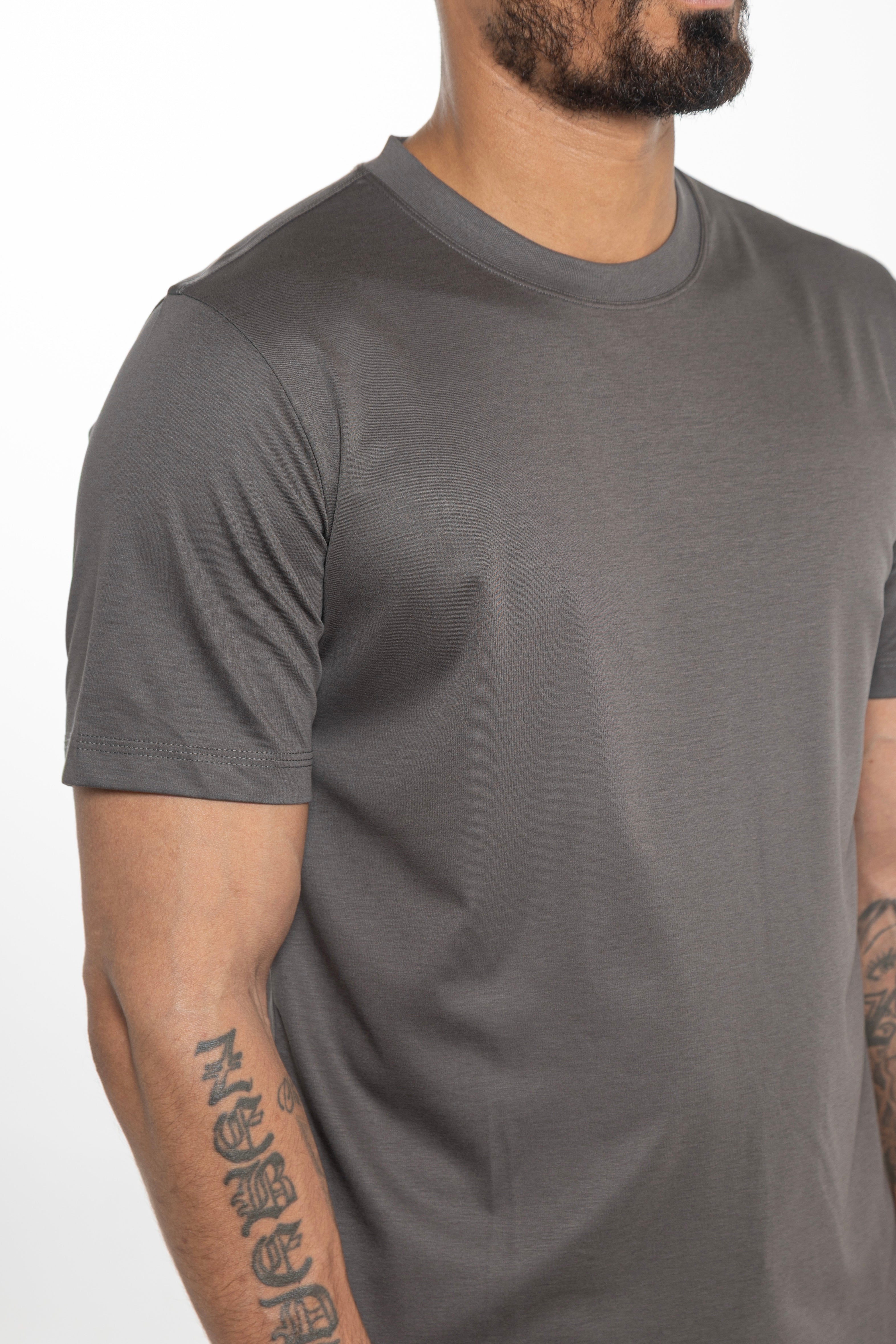 Mercerized T-Shirt Grey