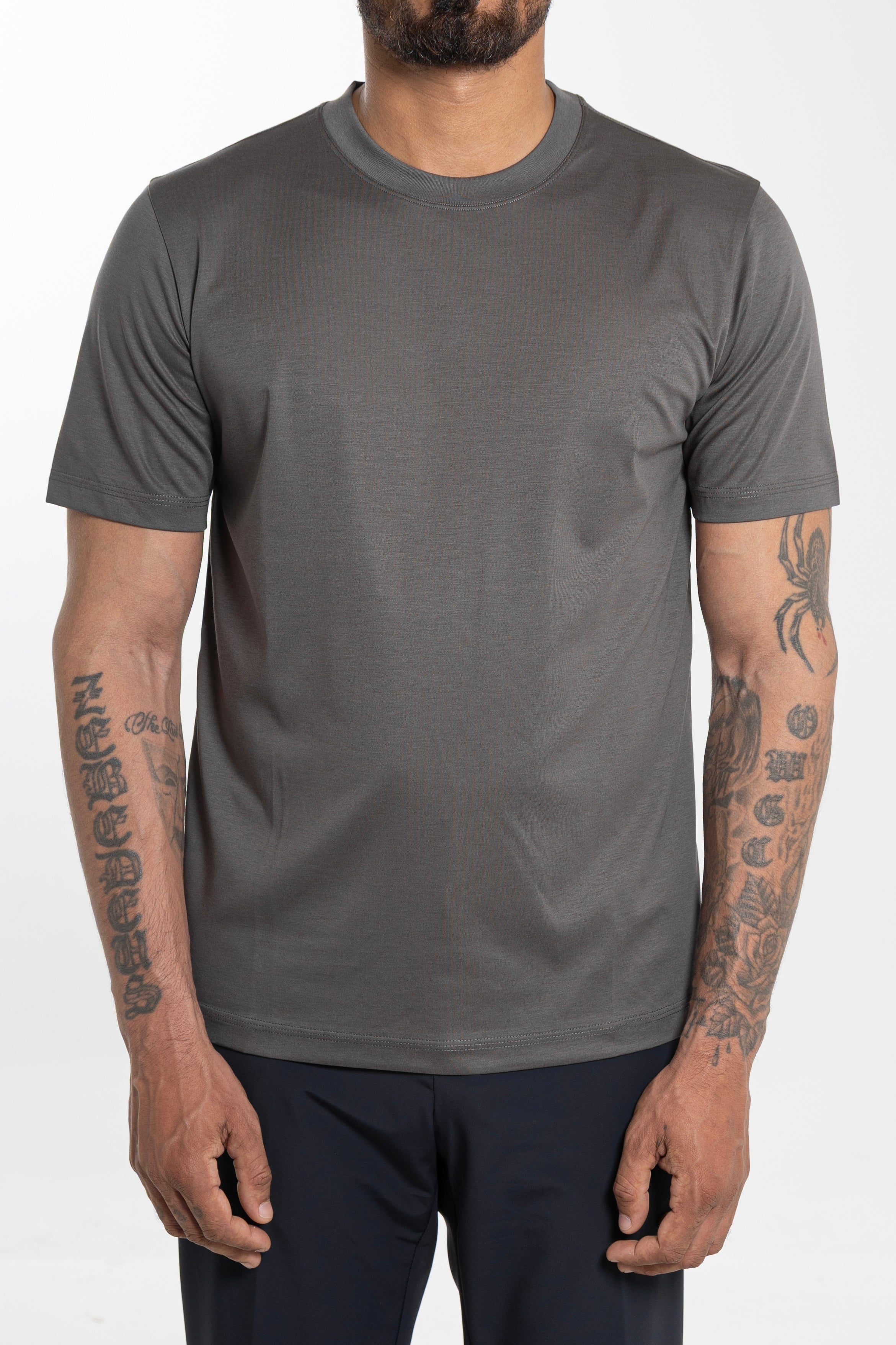 Mercerized T-Shirt Grey