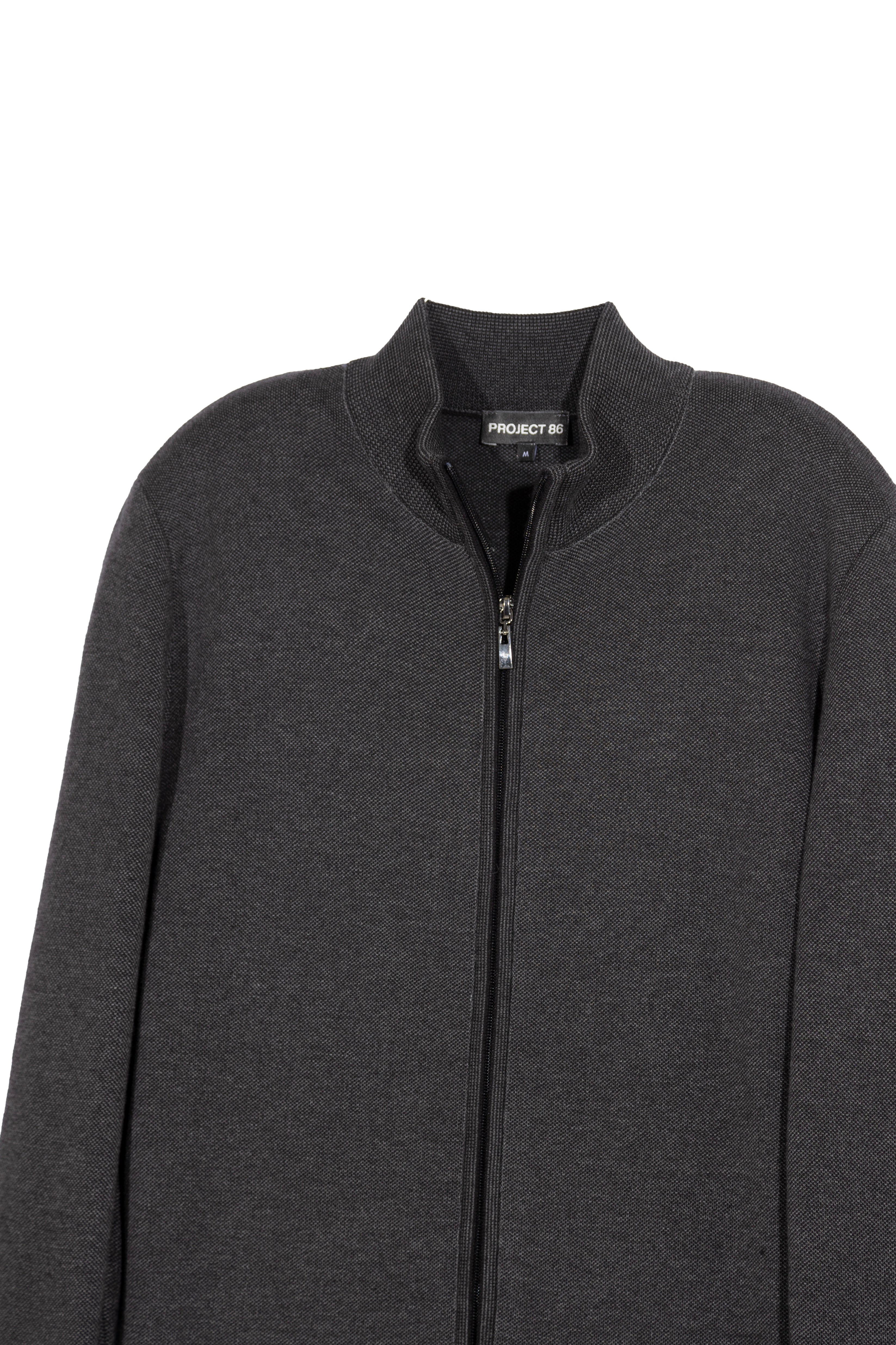 Knitwear Vest Dark Grey | Close Up