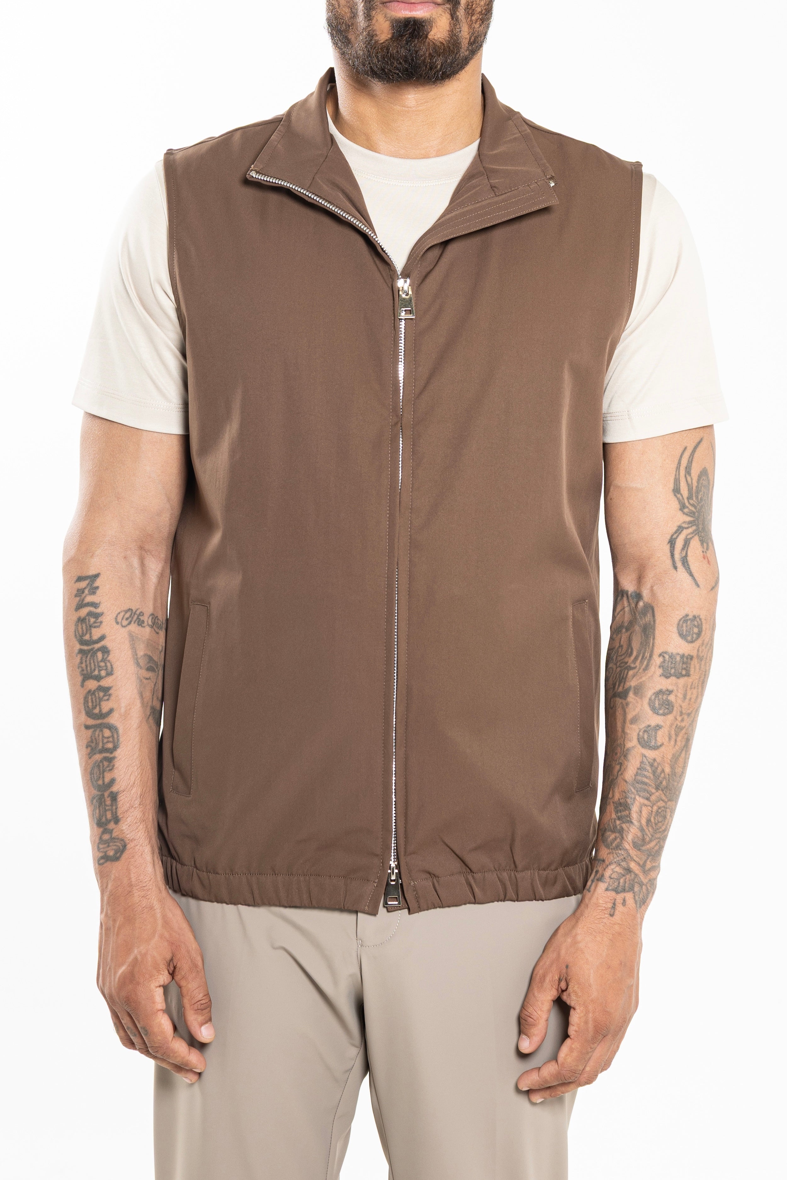 Tech Gilet Monta Brown