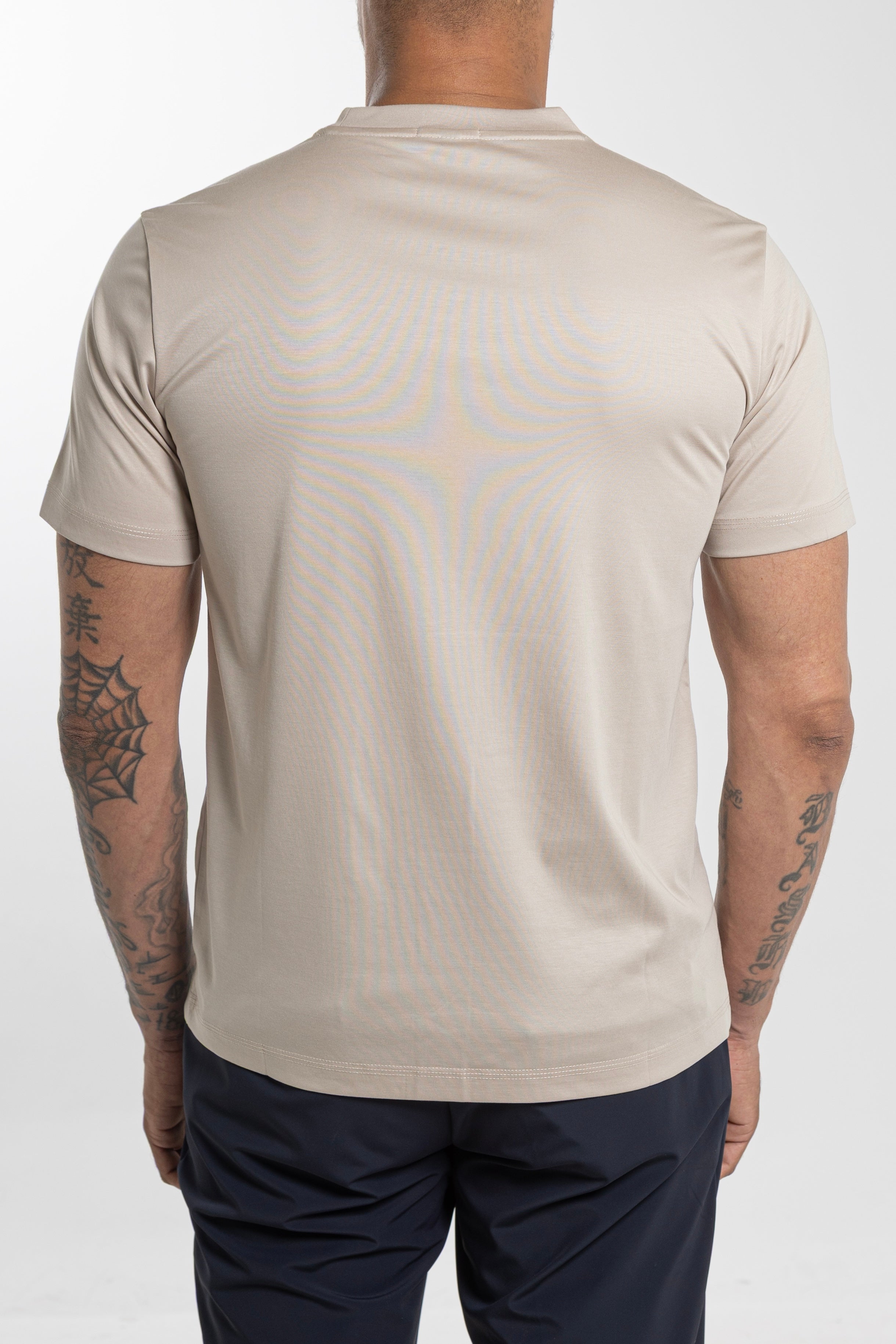 Mercerized T-Shirt Beige