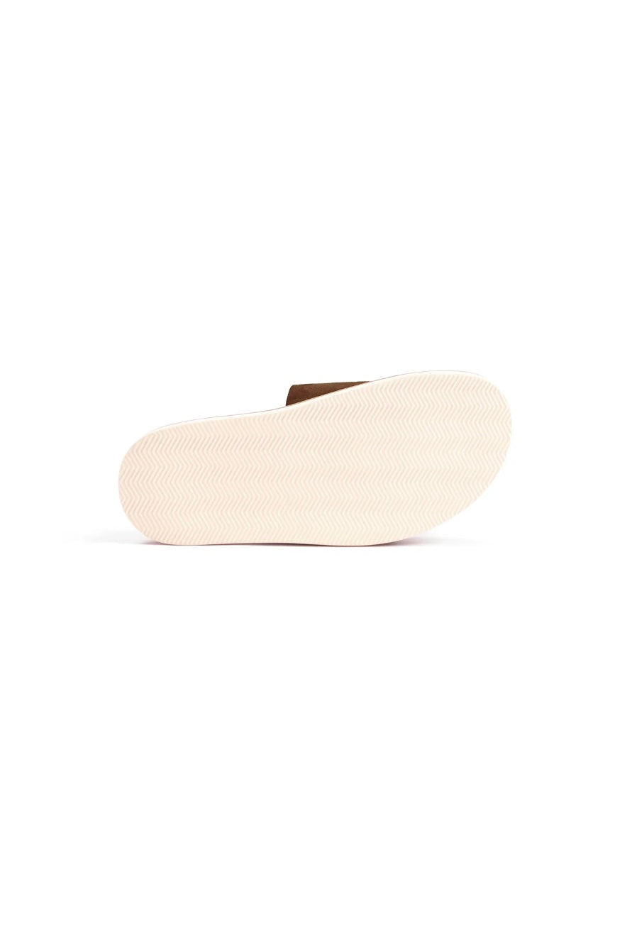 Suède Leather Slippers Black