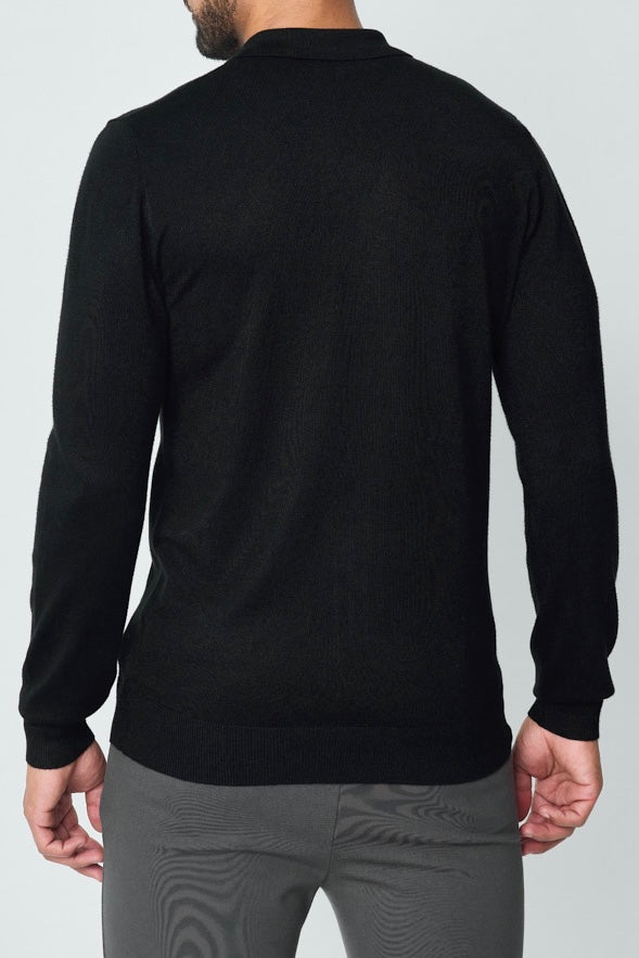 Zip Sweater Black