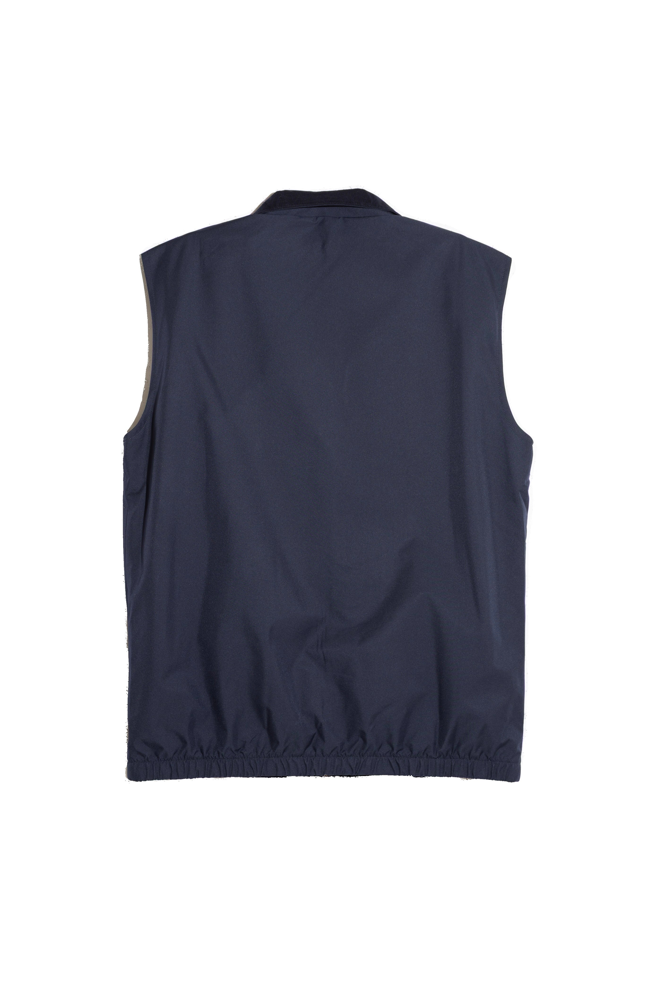 Reversible Tech Wool Bodywarmer Blue