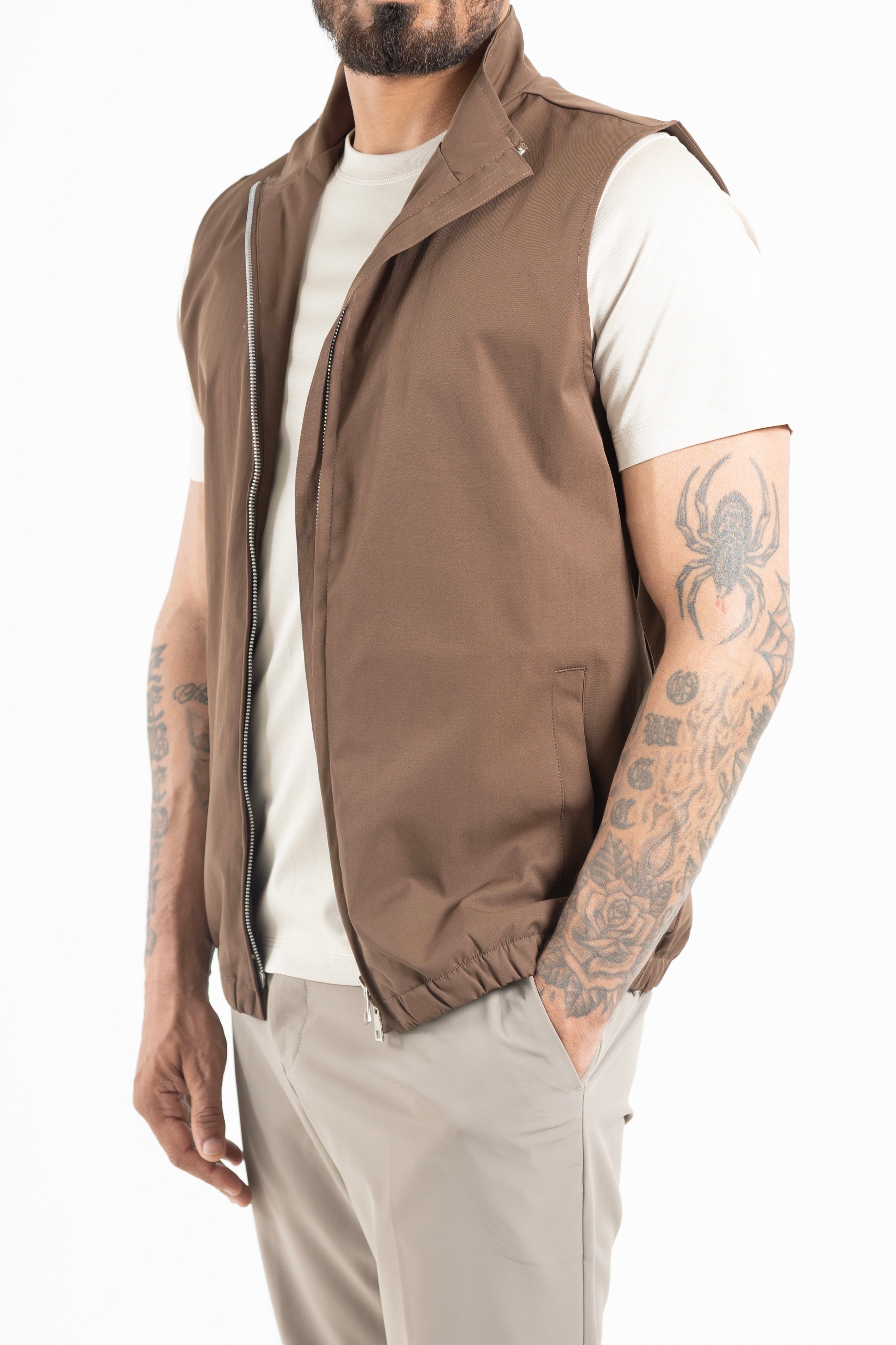 Tech Gilet Monta Brown