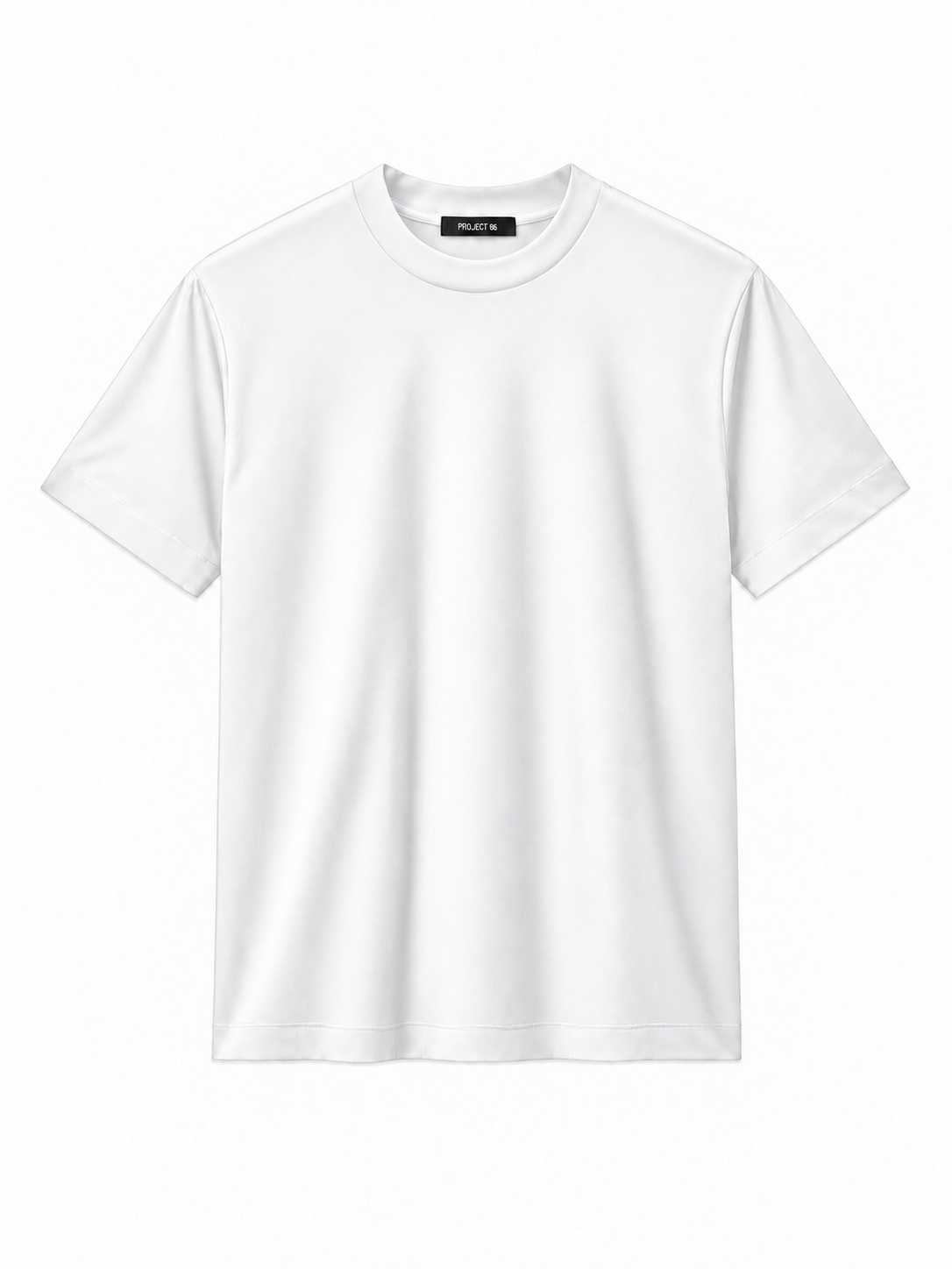 T-Shirt Double Glans Mercerized White
