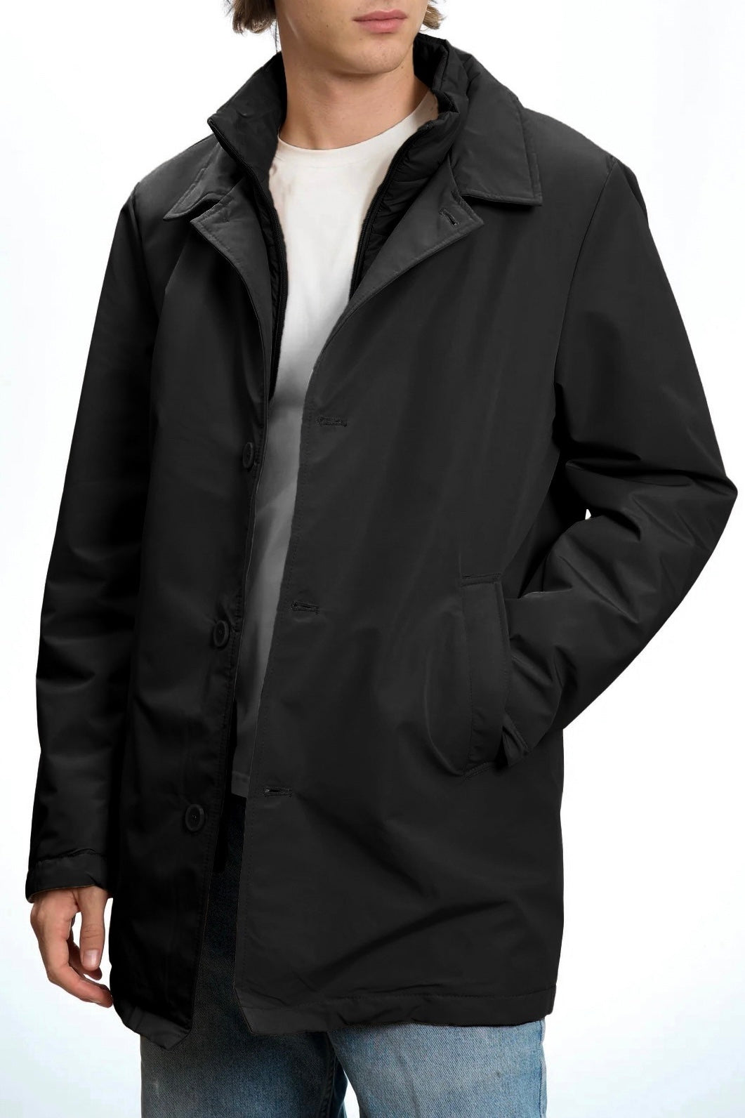 Waterproof Padded Trenchcoat