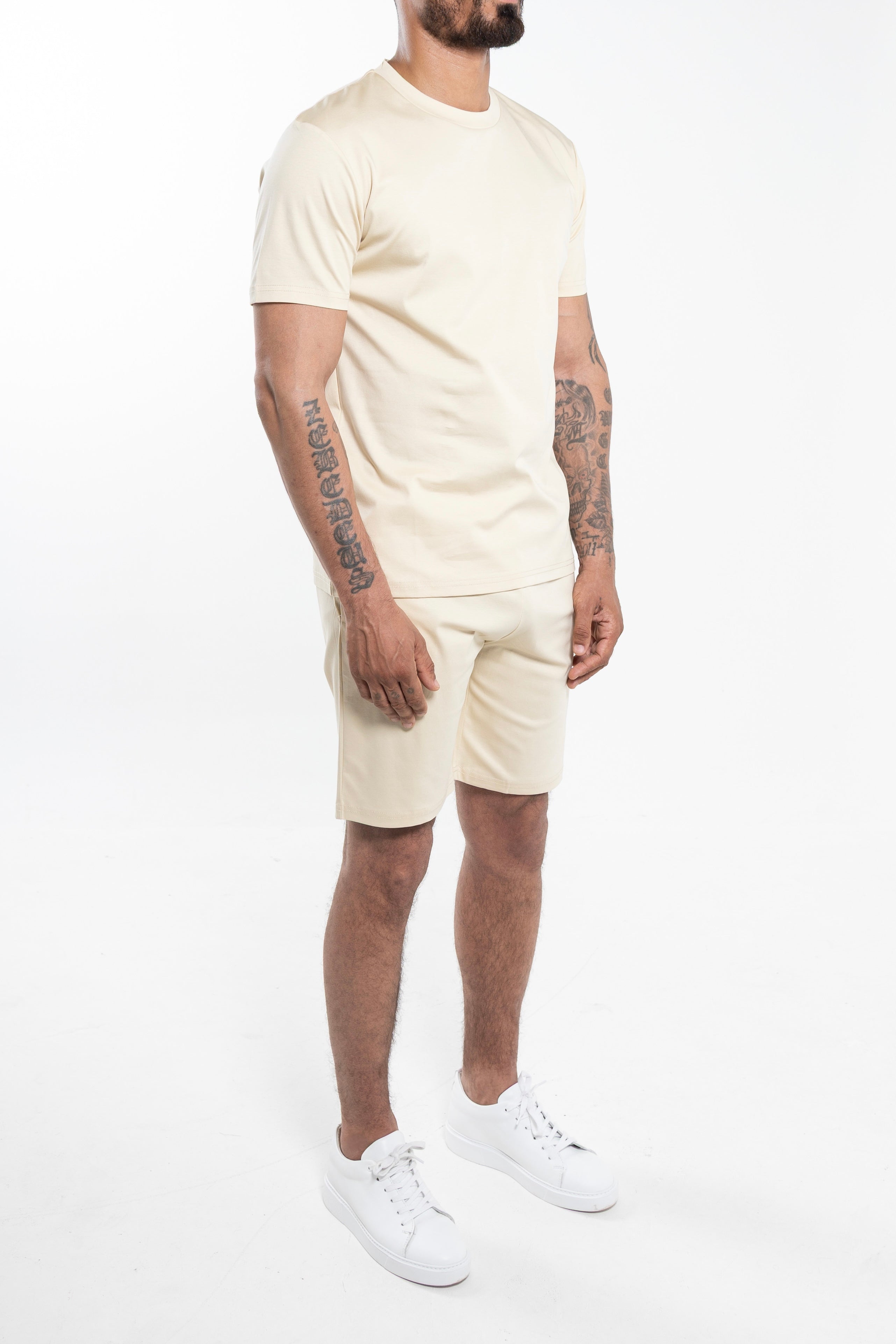 Mercerized Short Set Butteryellow