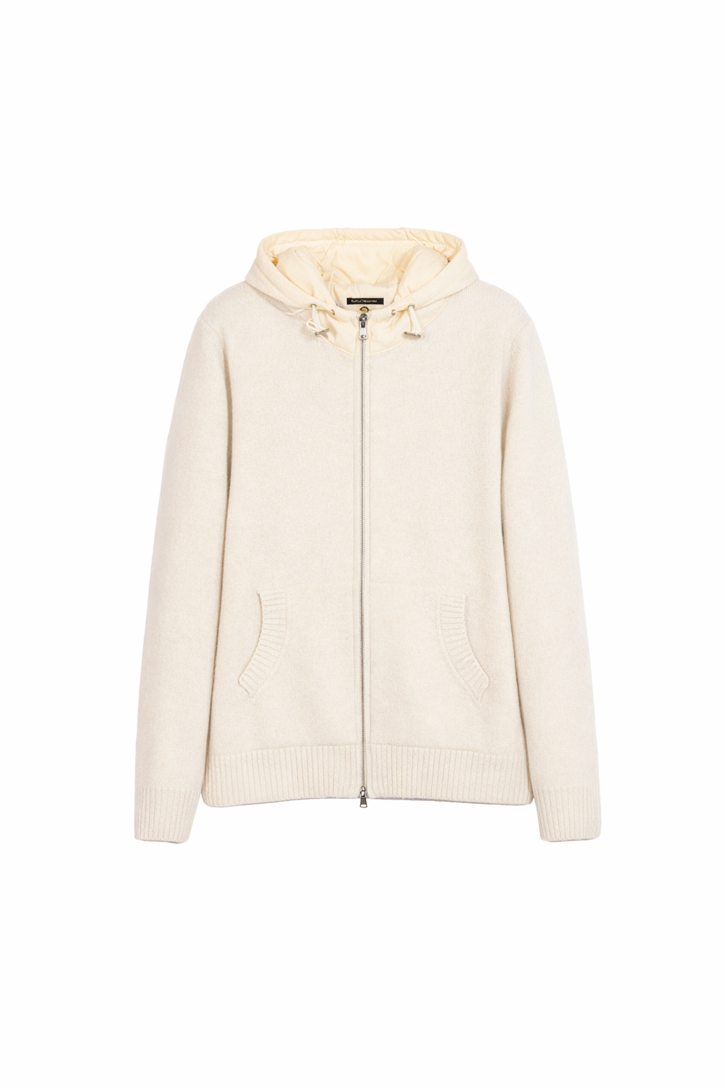 Essential Zip Hoodie Vanilla Beige