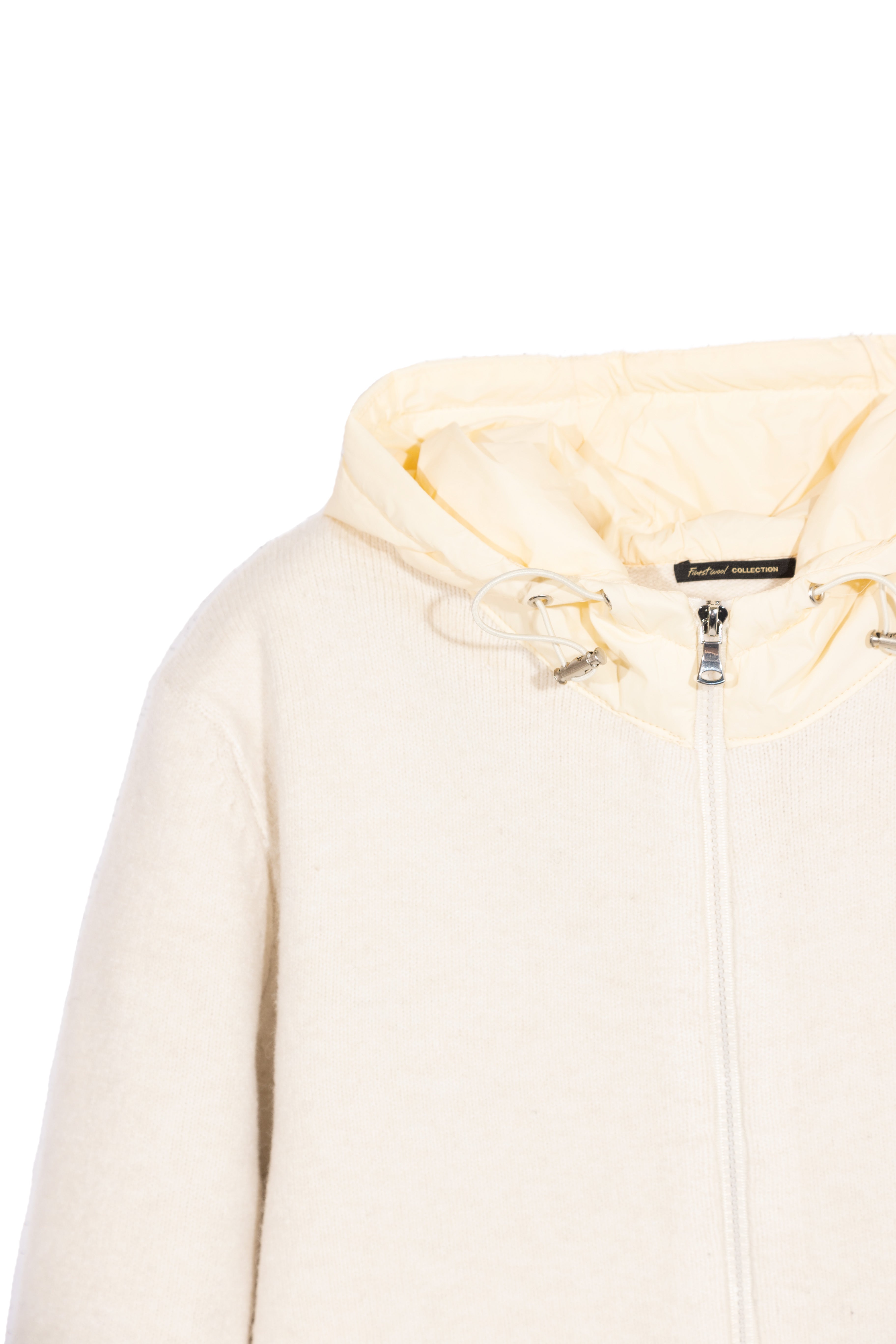 Essential Zip Hoodie Vanilla Beige