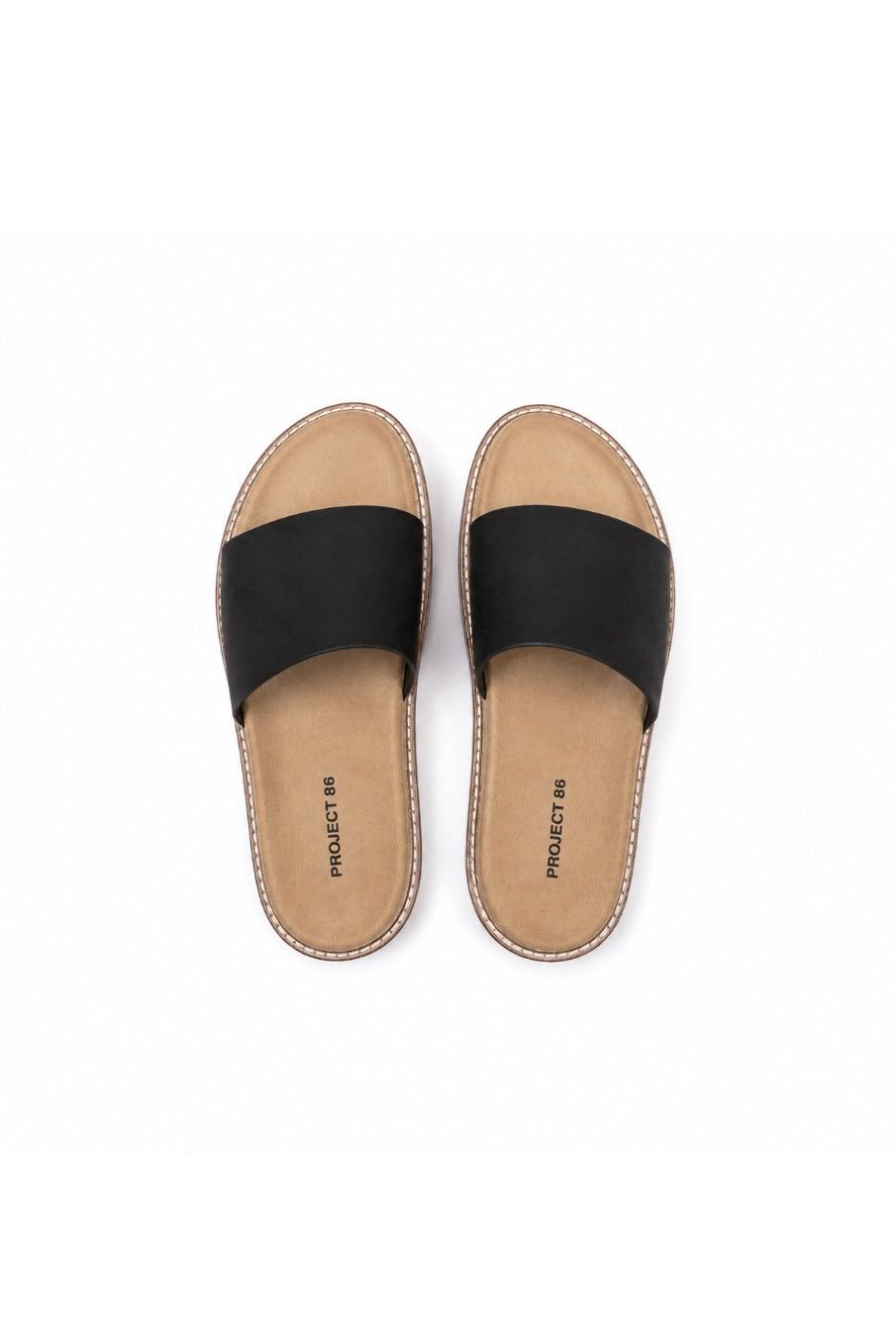 Suède Leather Slippers Black
