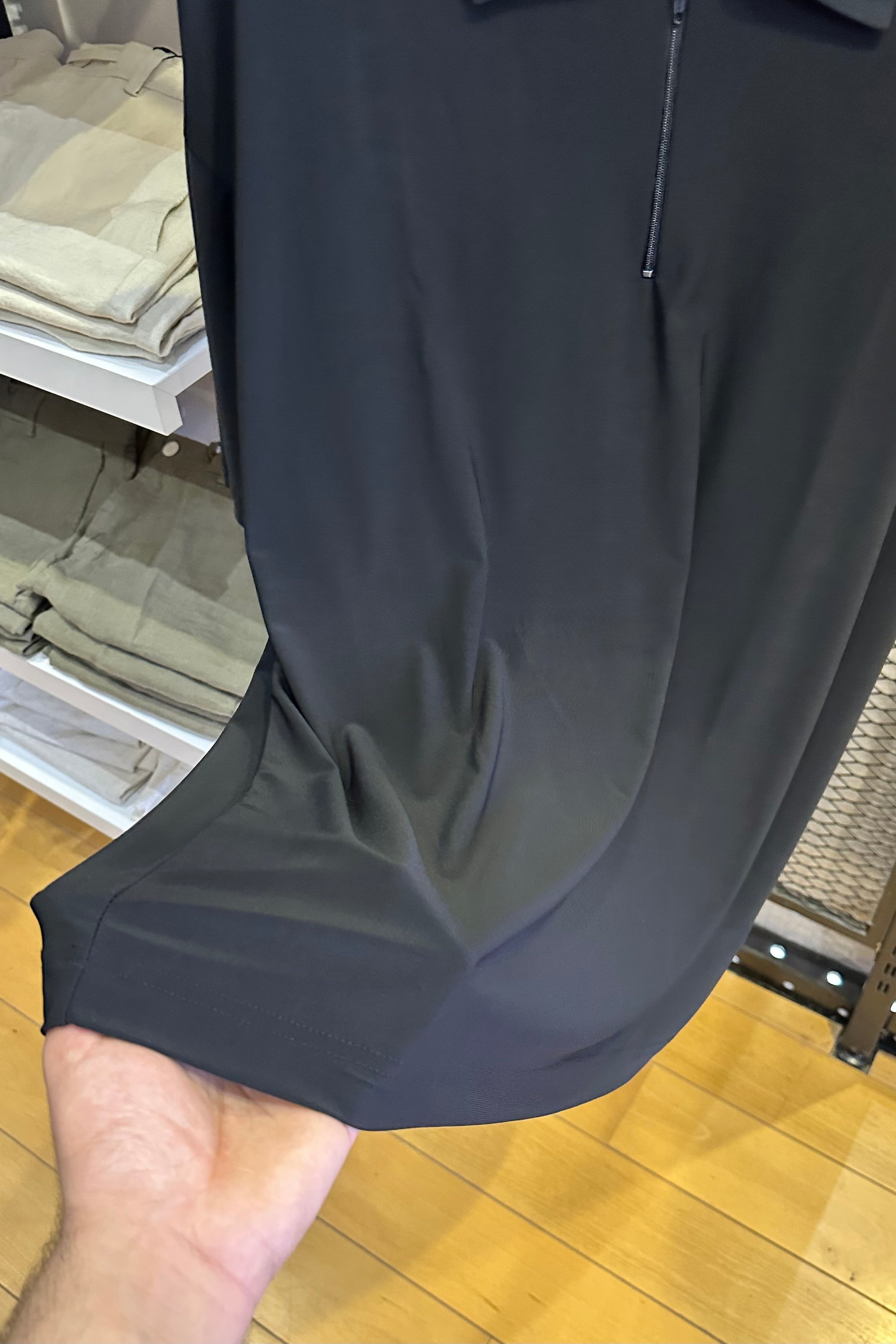 Half Zip Polo Jersey - Black