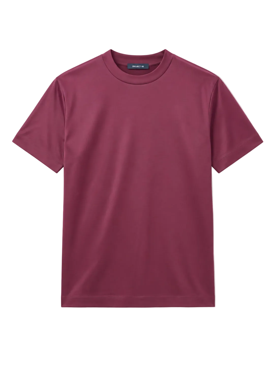 T-Shirt Double Mercerized Glans Burgundy