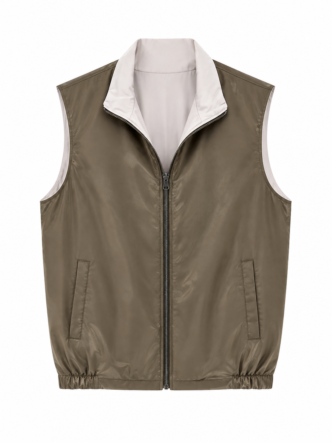Puffer Bodywarmer Hill Browm/Beige