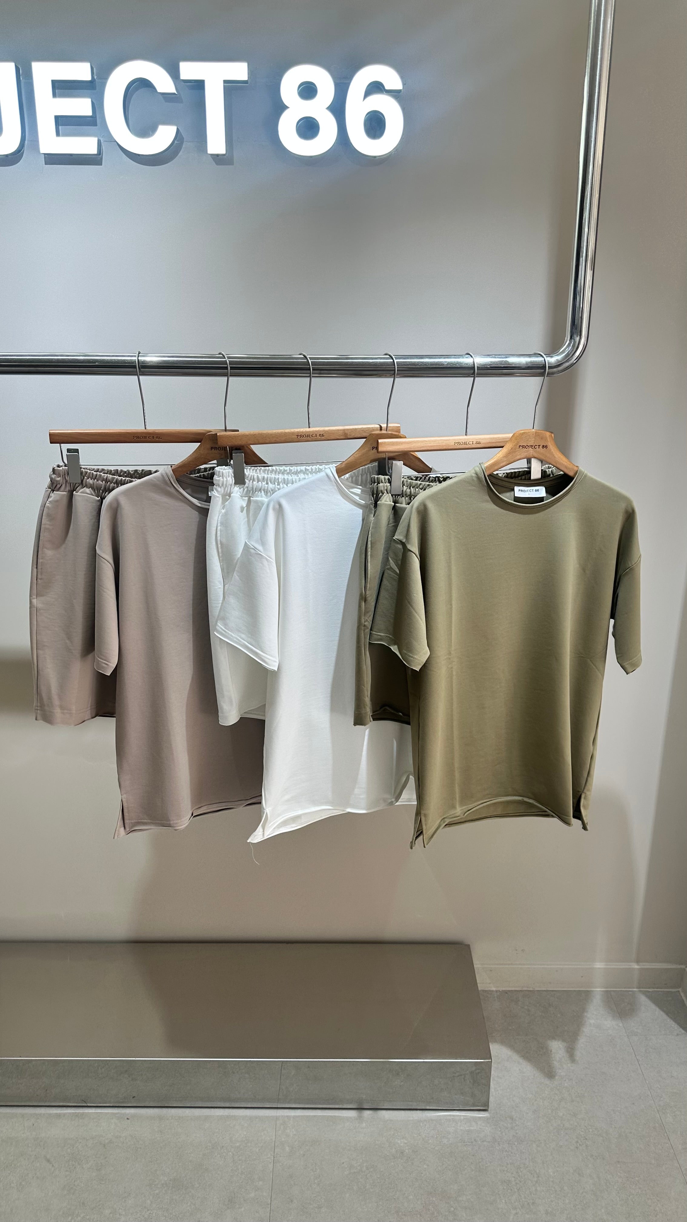 Short Set Classic Beige
