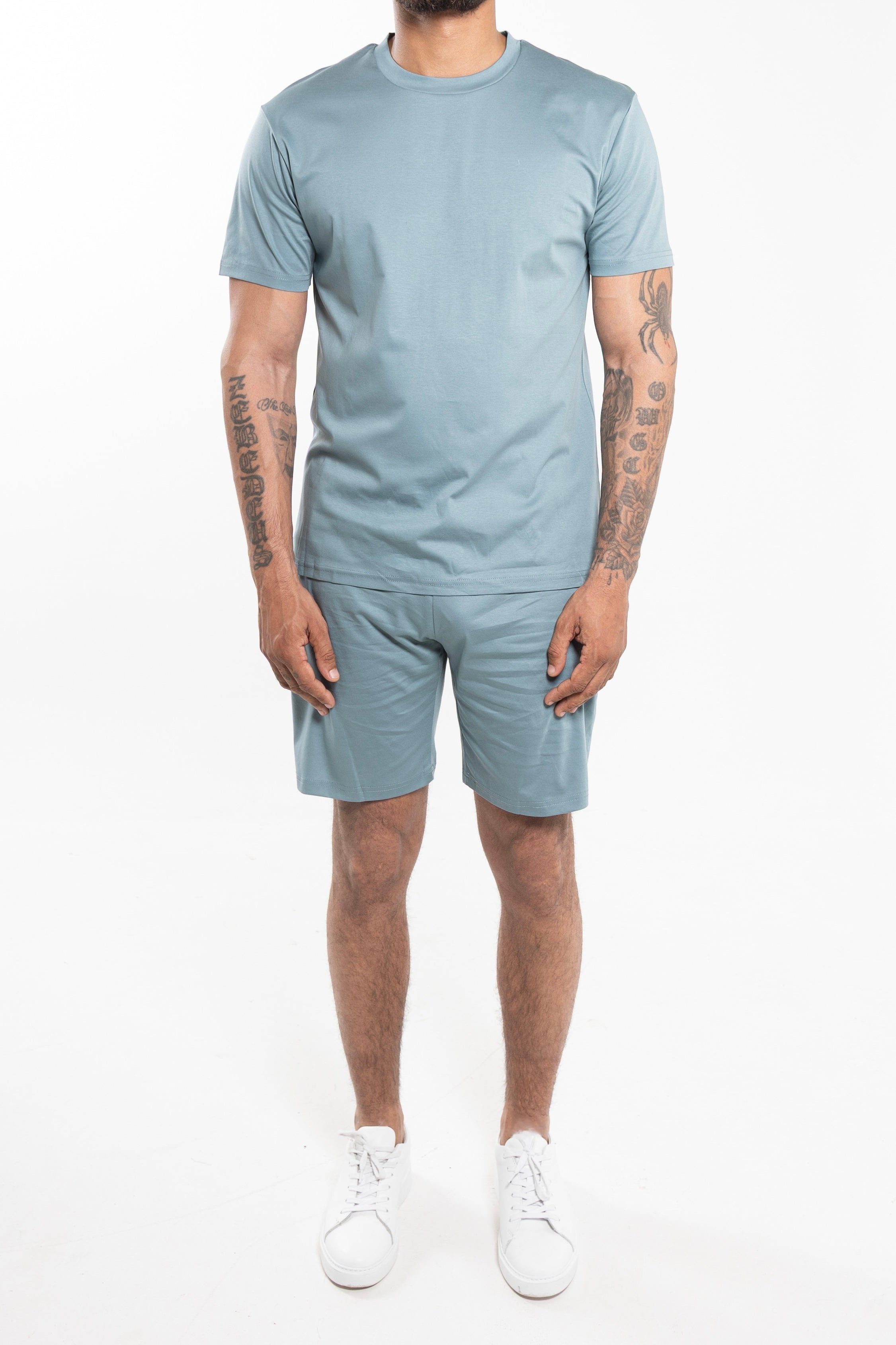 Mercerized Short Set Mint