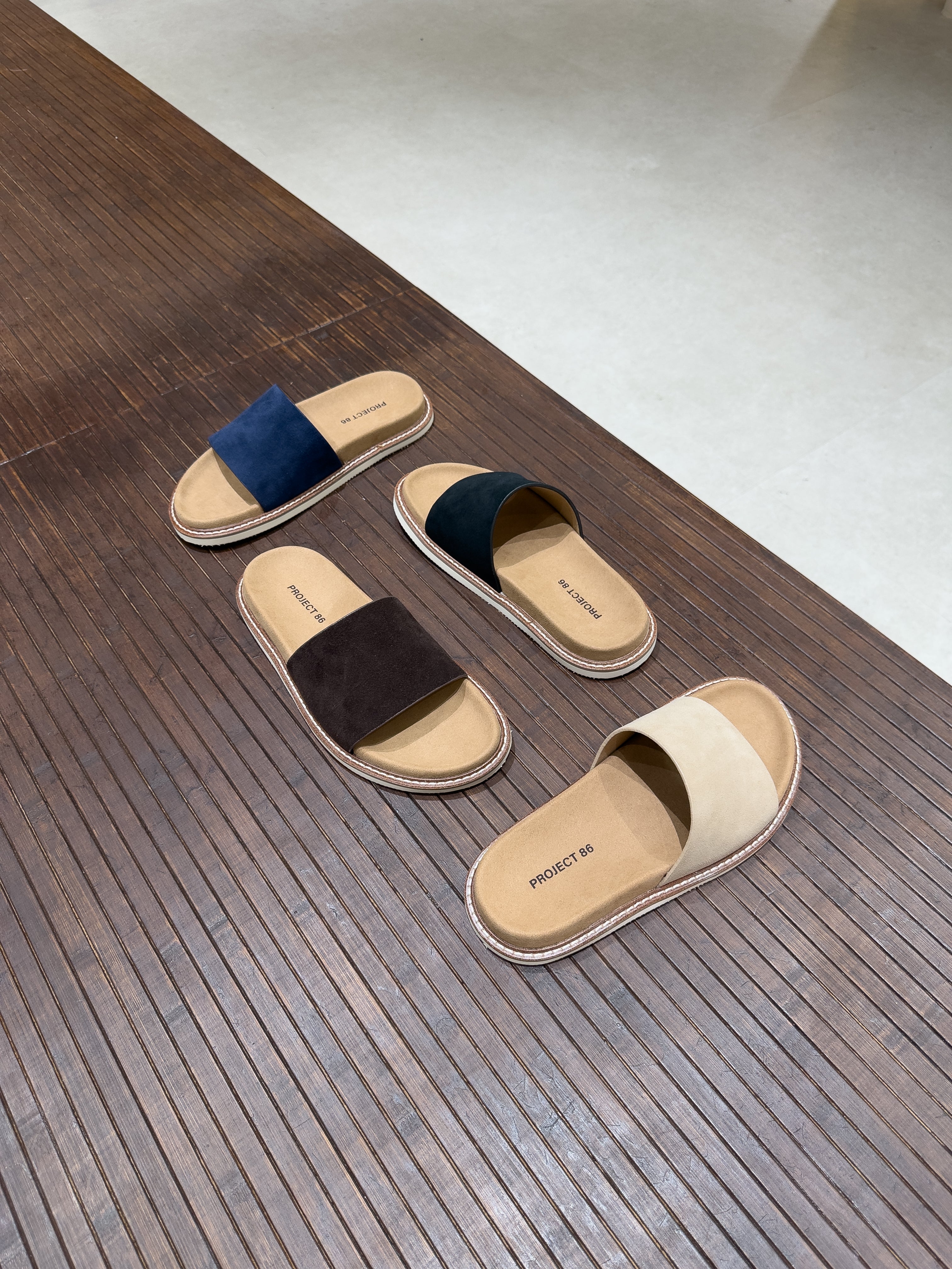 Suède Leather Slippers Brown