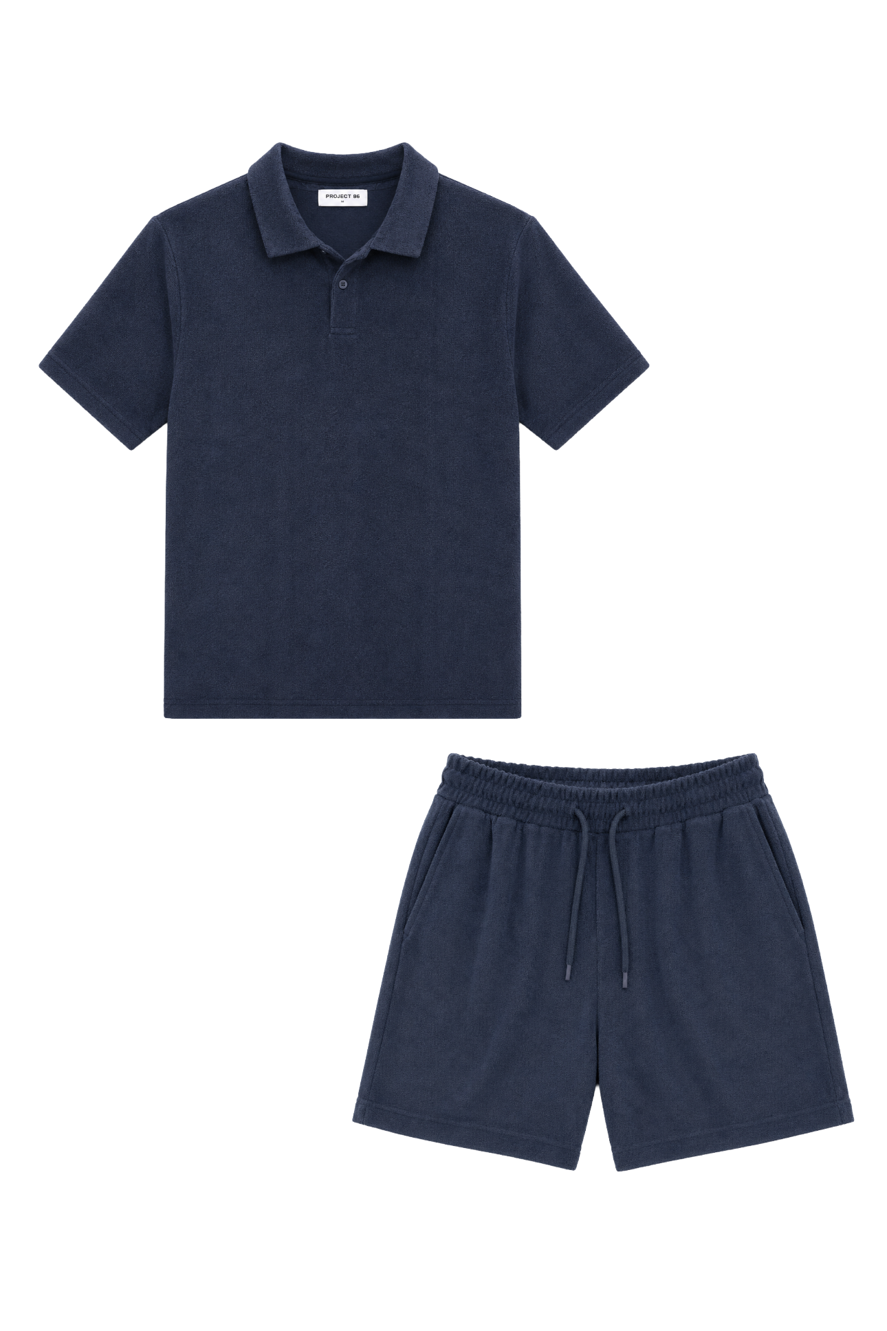 Short Set Terry Marine Blue
