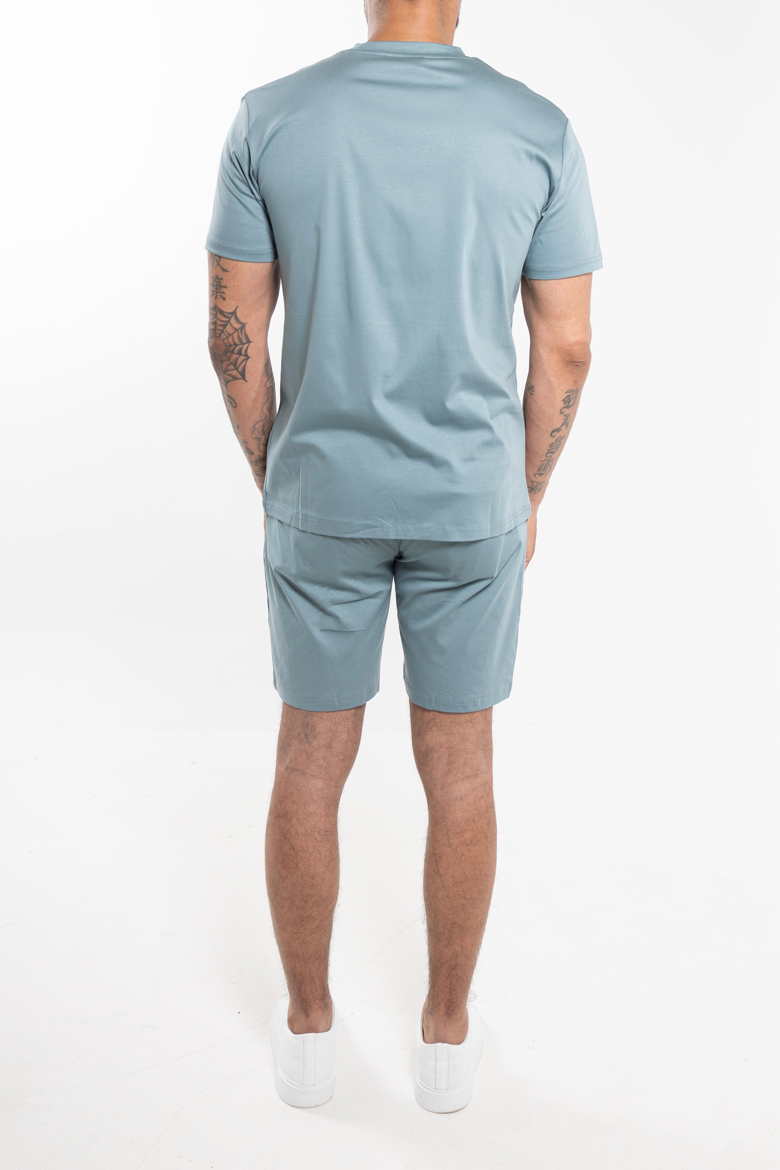 Mercerized Short Set Mint