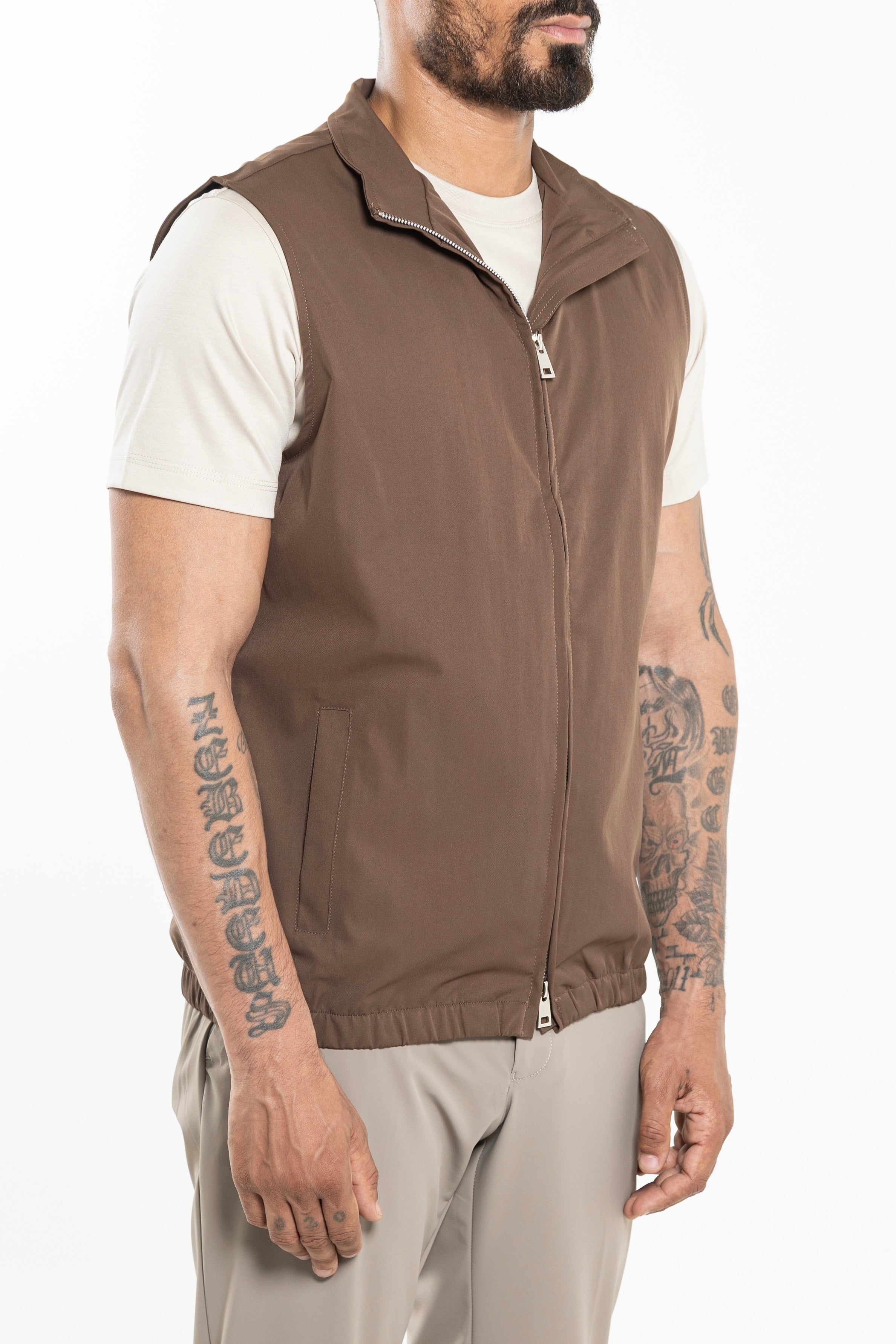 Tech Gilet Monta Brown